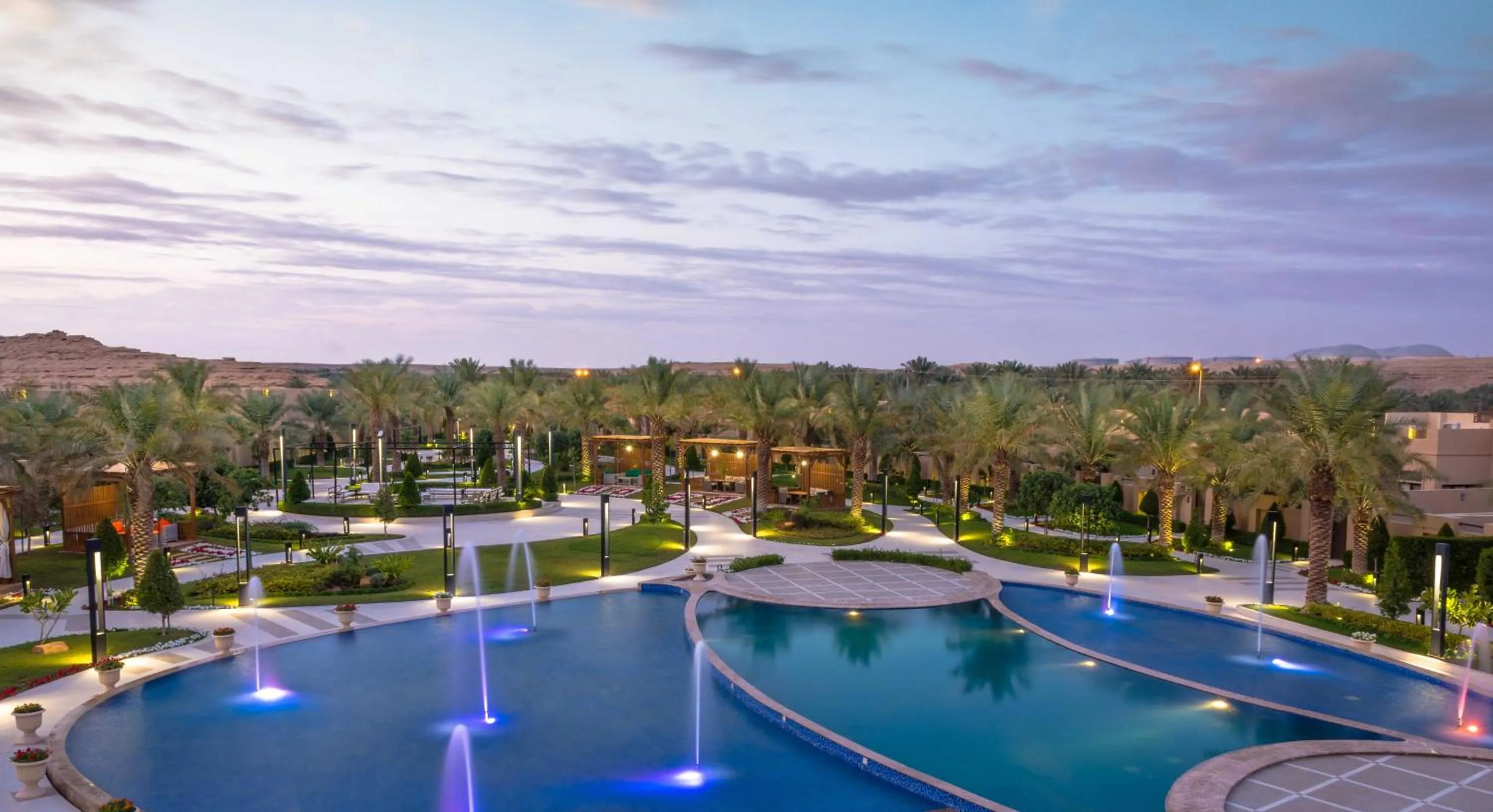 Pool view in Dorat Najd Resort