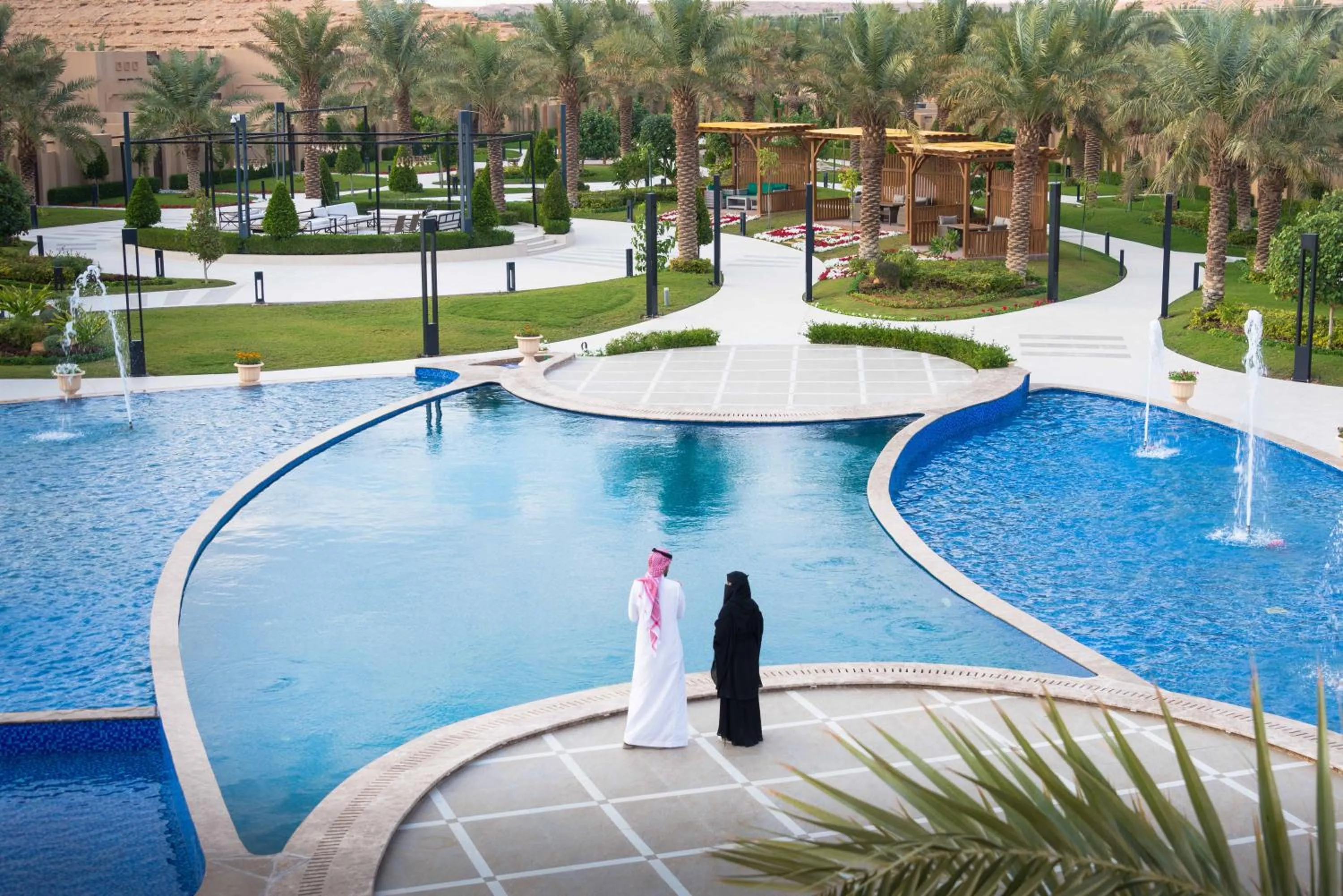 Pool view in Dorat Najd Resort