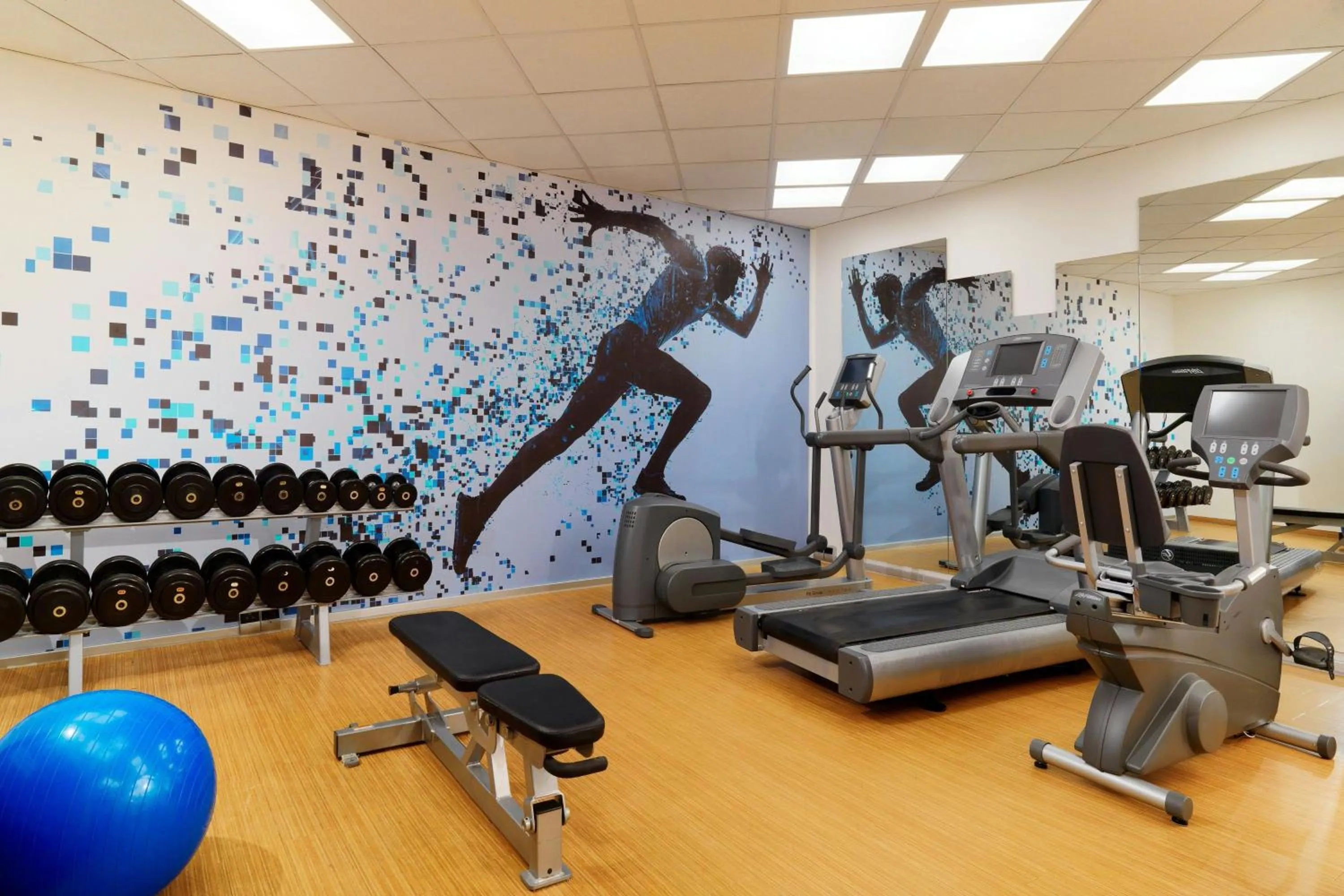Fitness centre/facilities in Sheraton Offenbach Hotel