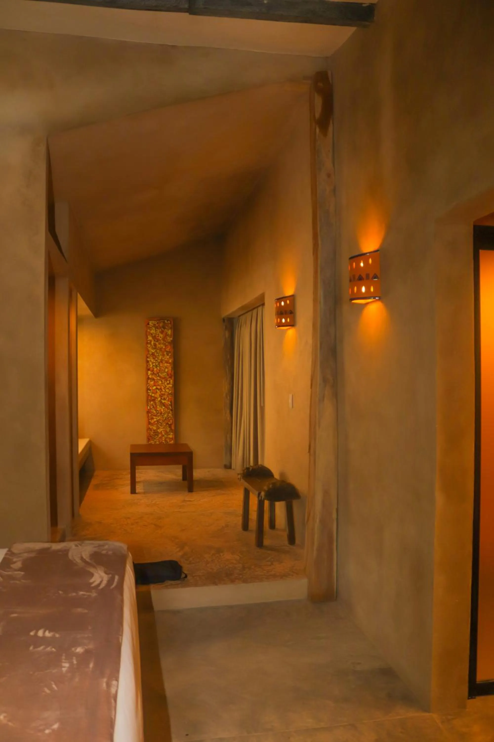 Bed in Hotel Maya Bell