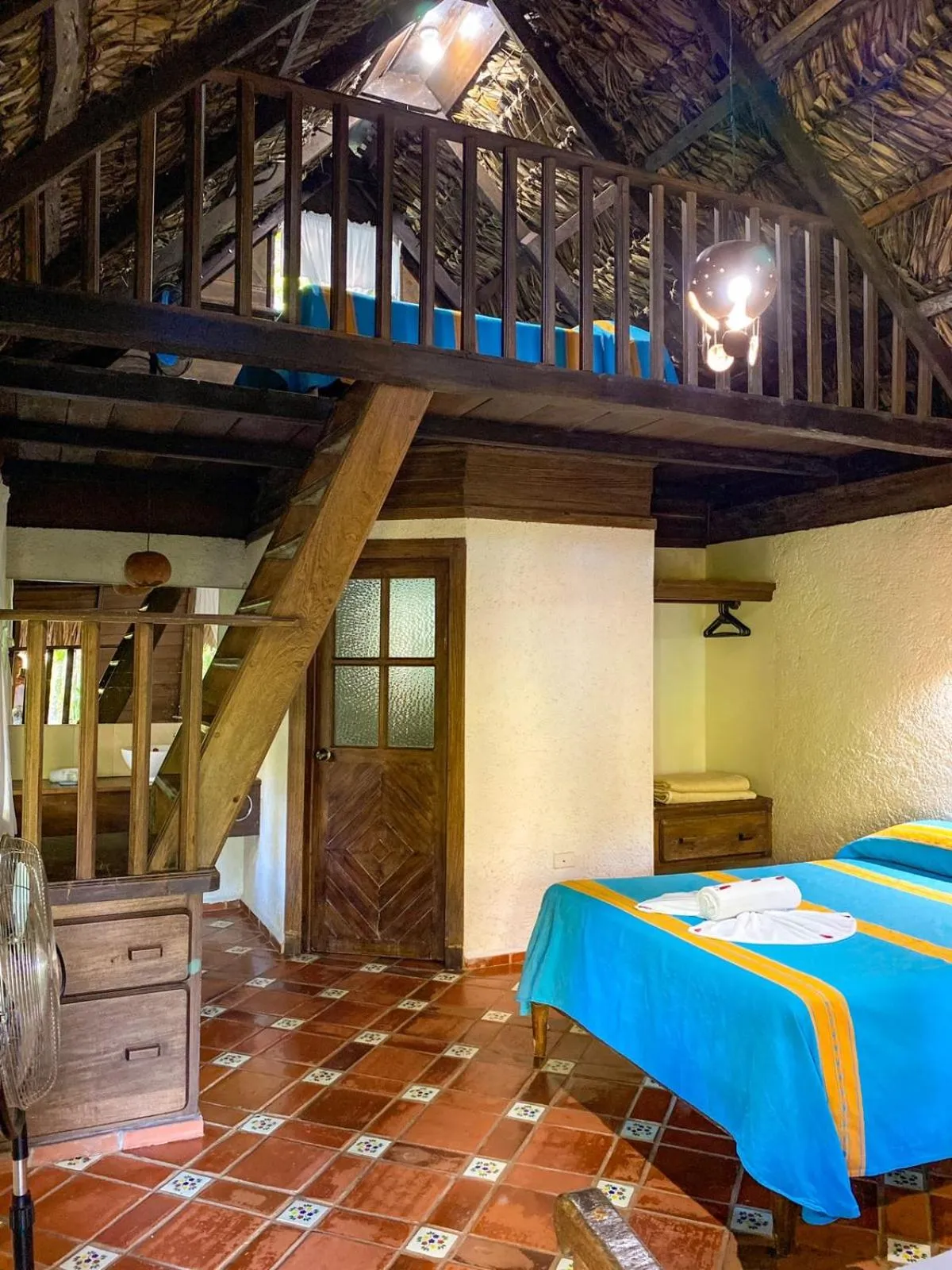 Bed in Hotel Maya Bell