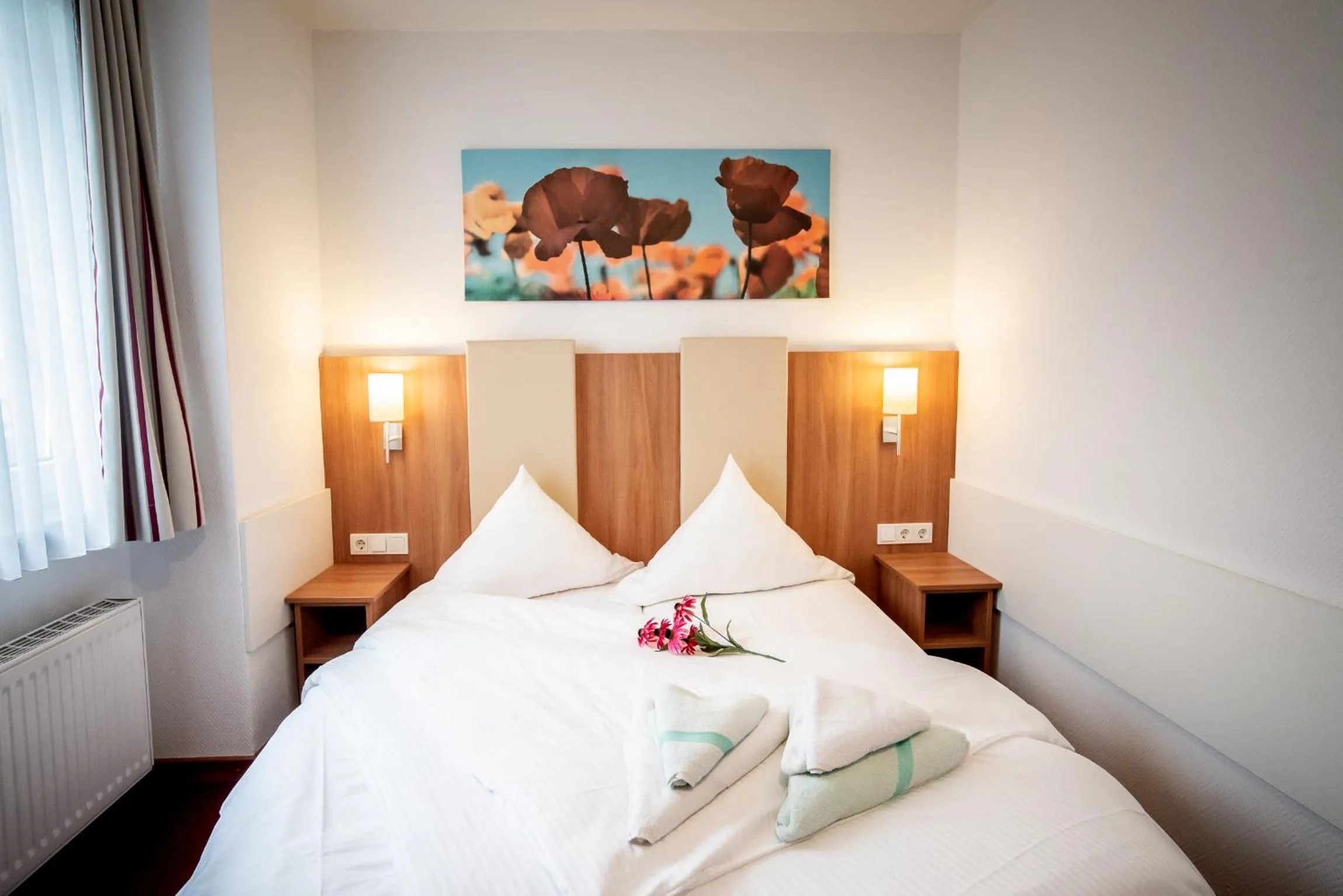 Photo of the whole room, Bed in Hotel Domblick Garni