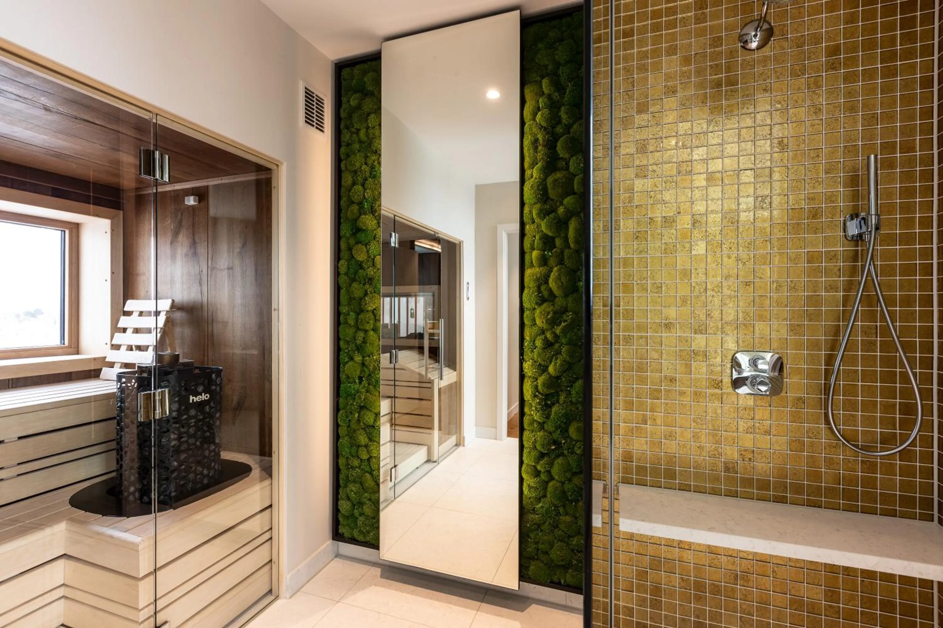 Sauna in BLOCK Hotel & Living