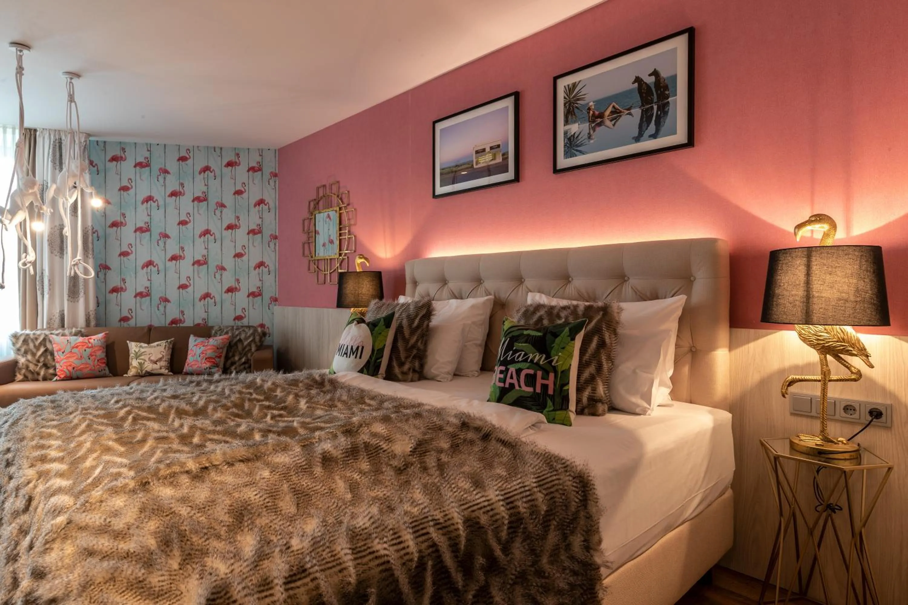 Bed in BLOCK Hotel & Living