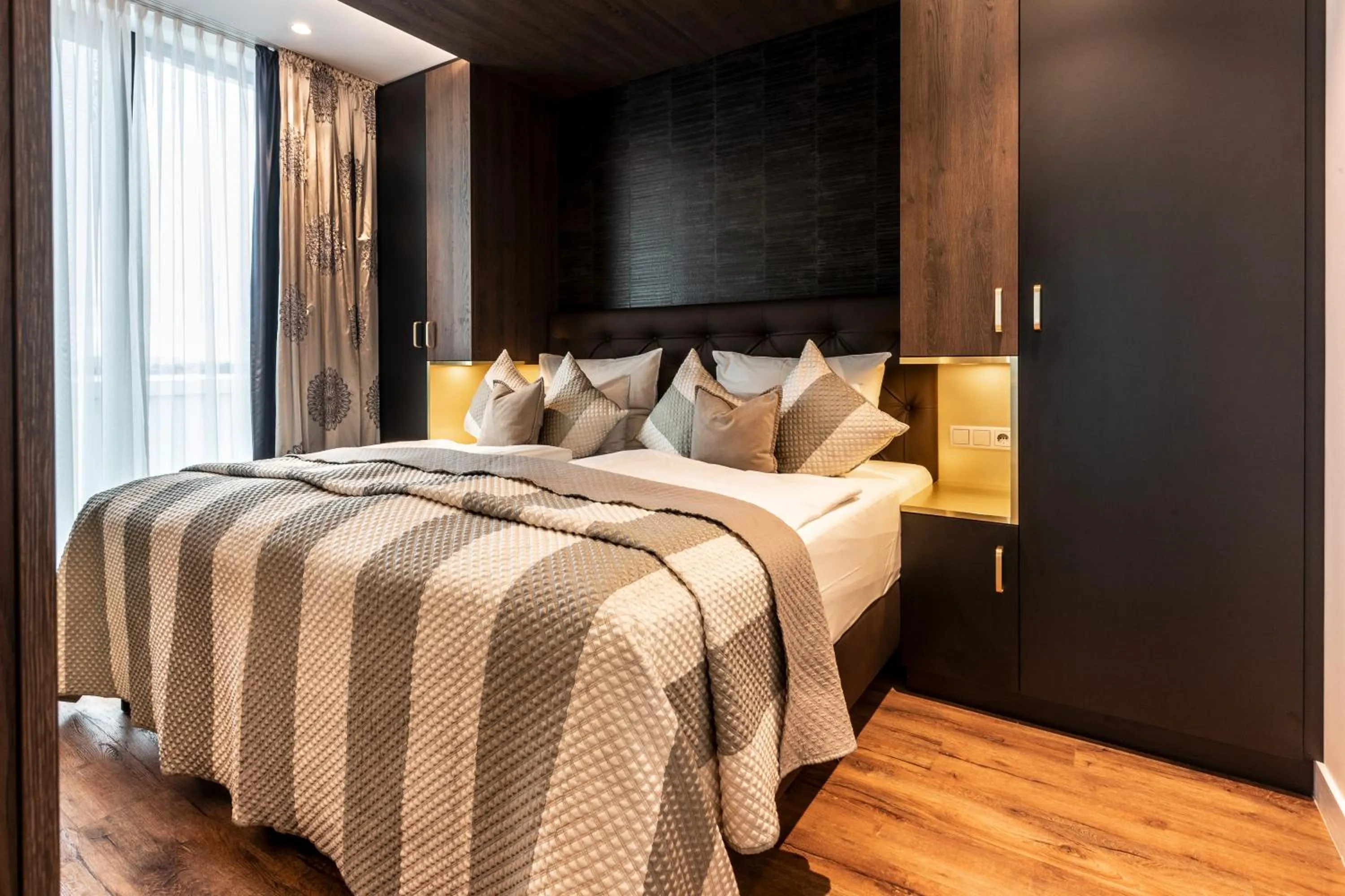 Bed in BLOCK Hotel & Living