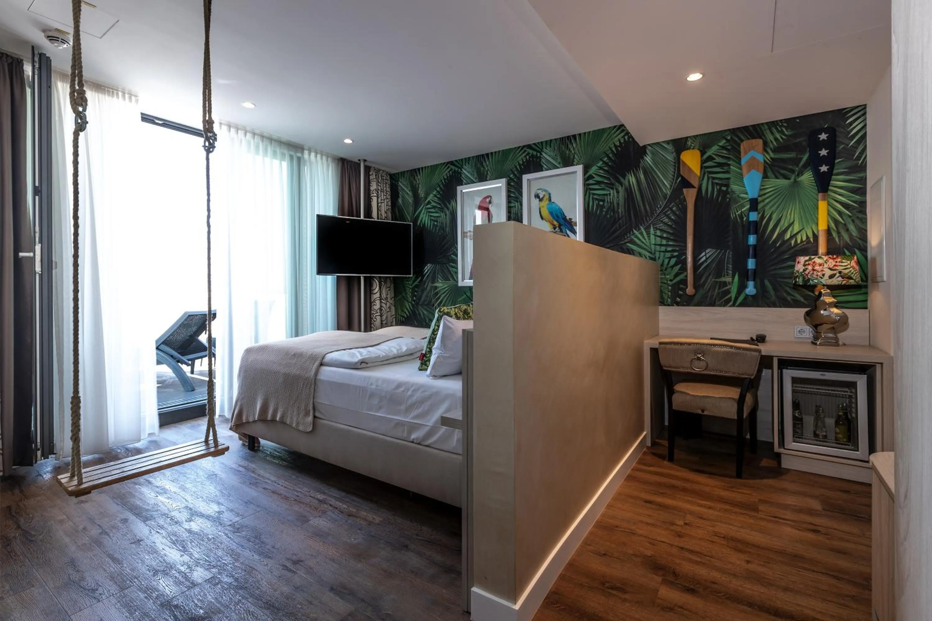 TV and multimedia, Bed in BLOCK Hotel & Living