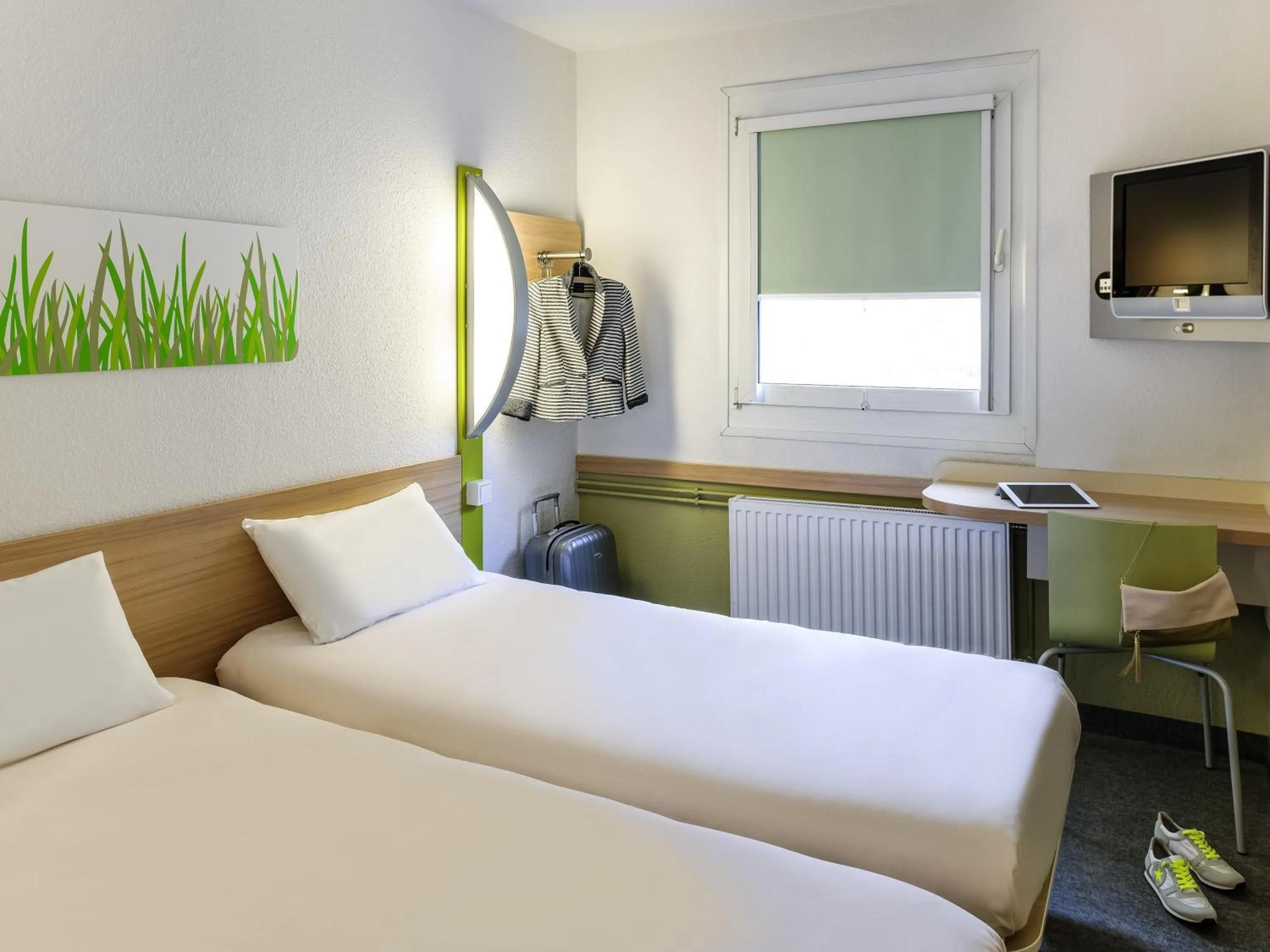 Bedroom, Bed in ibis budget Flensburg Handewitt