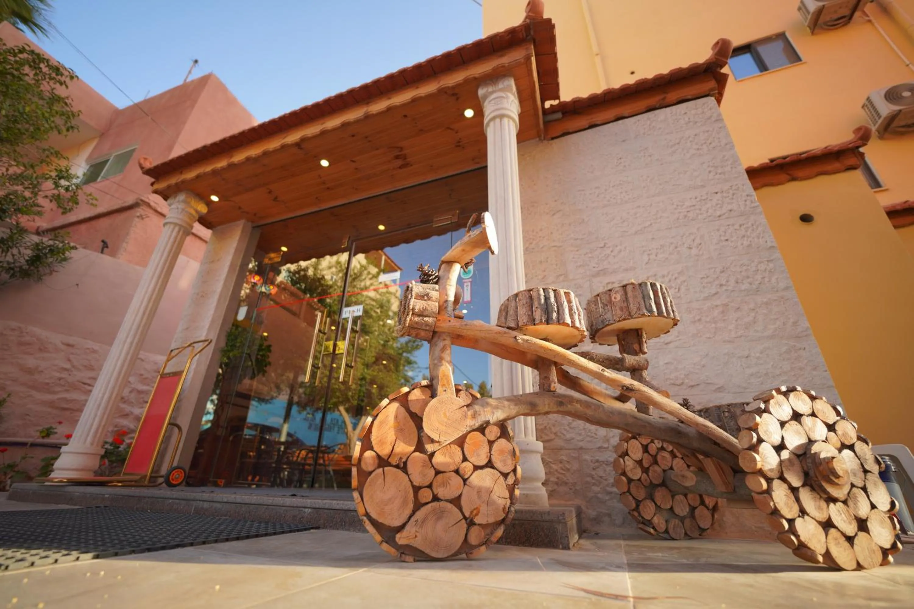 Property building in Petra Plaza Hotel