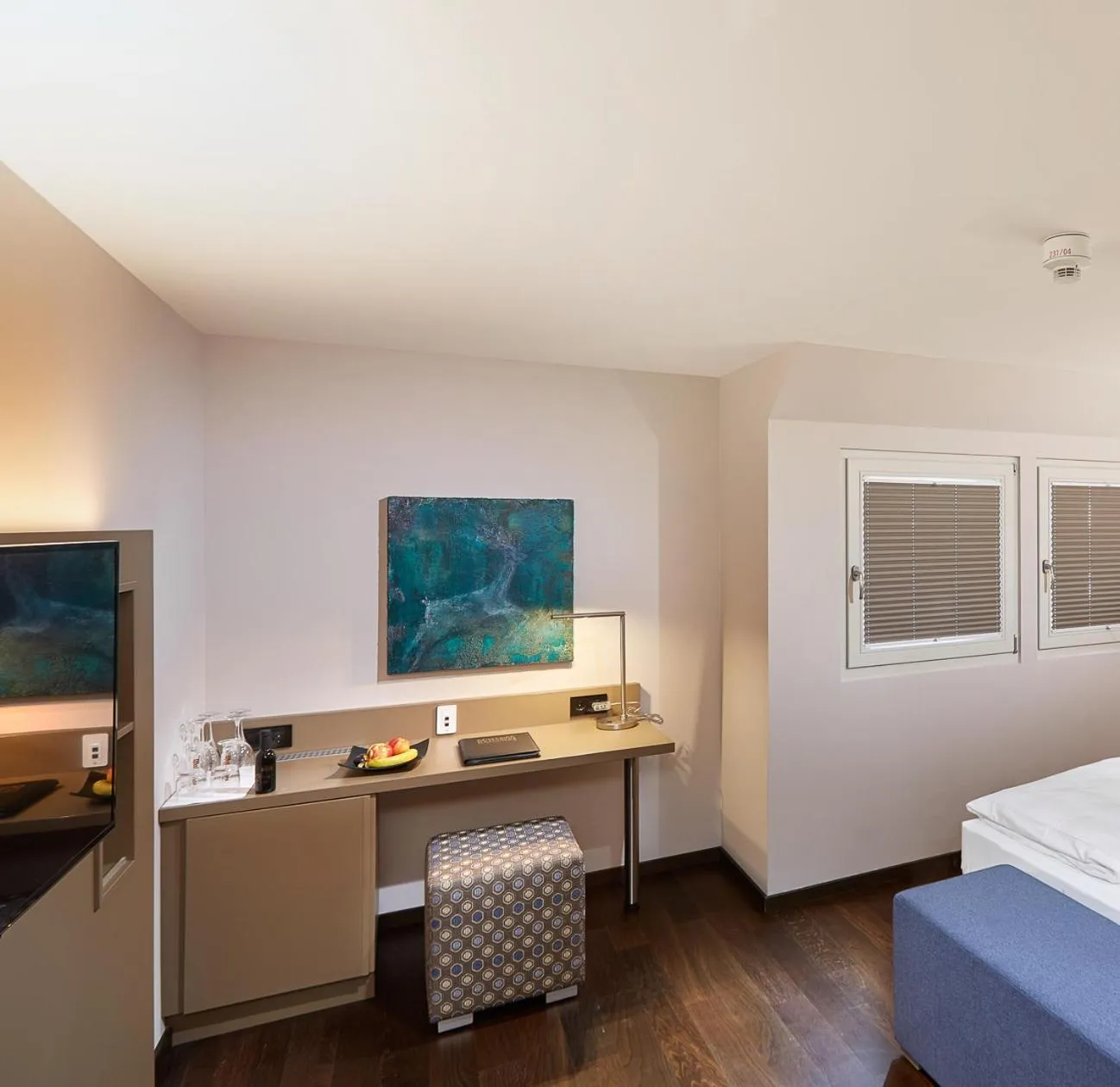 Seating area, Bed in Schloss Reinach