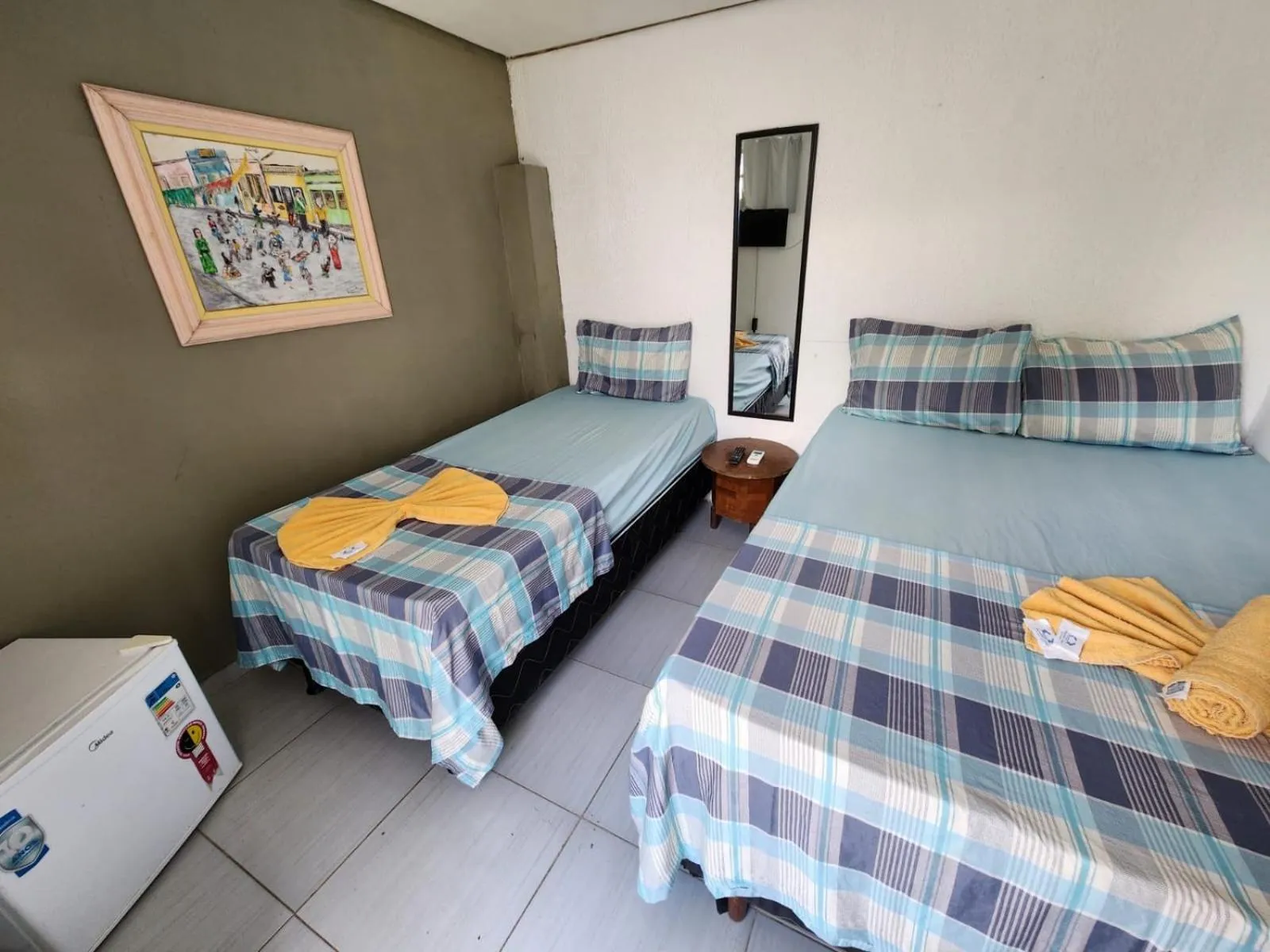 Bed in Casa do Meio Pousada