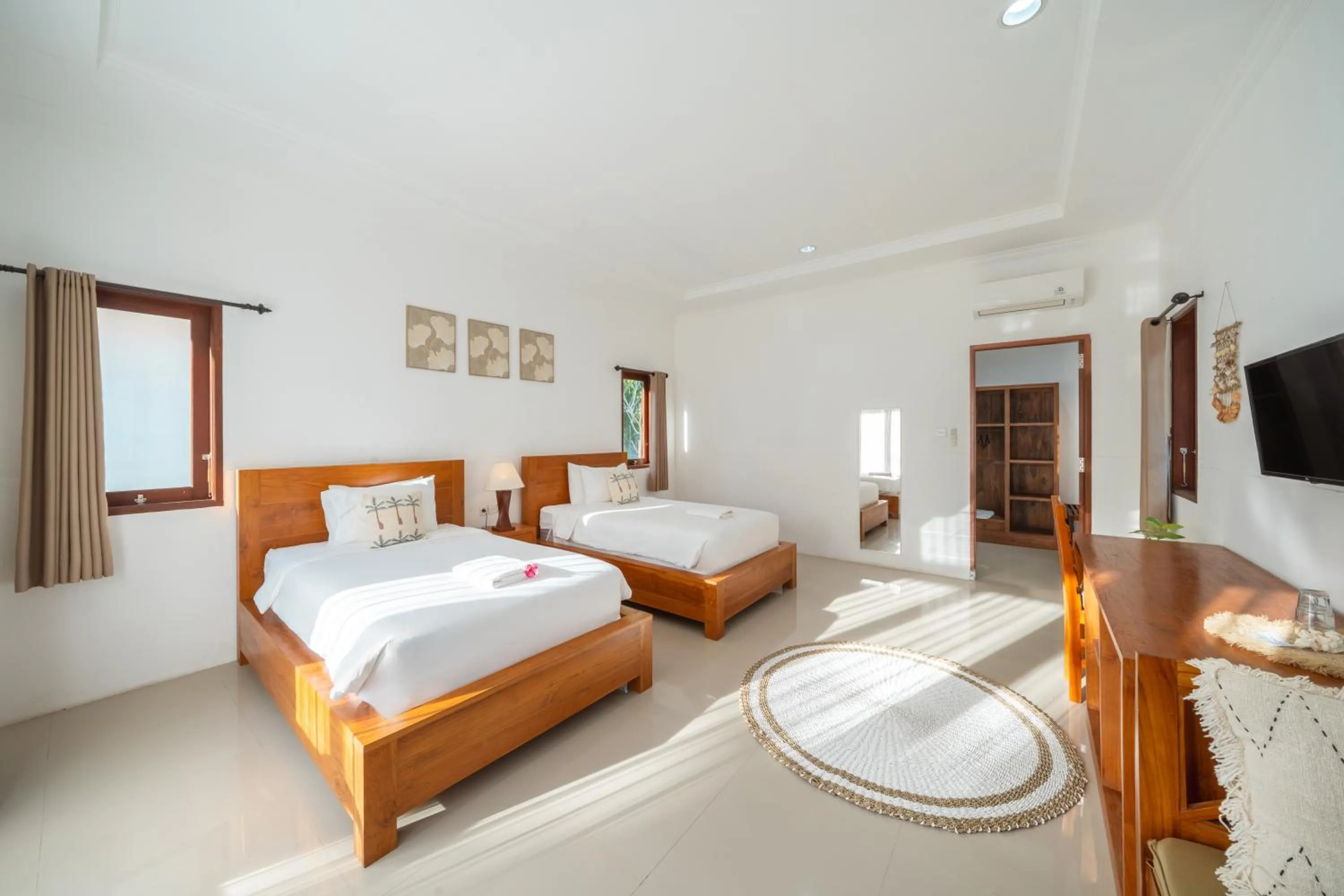 Bed in Nusa Indah Onai Hotel