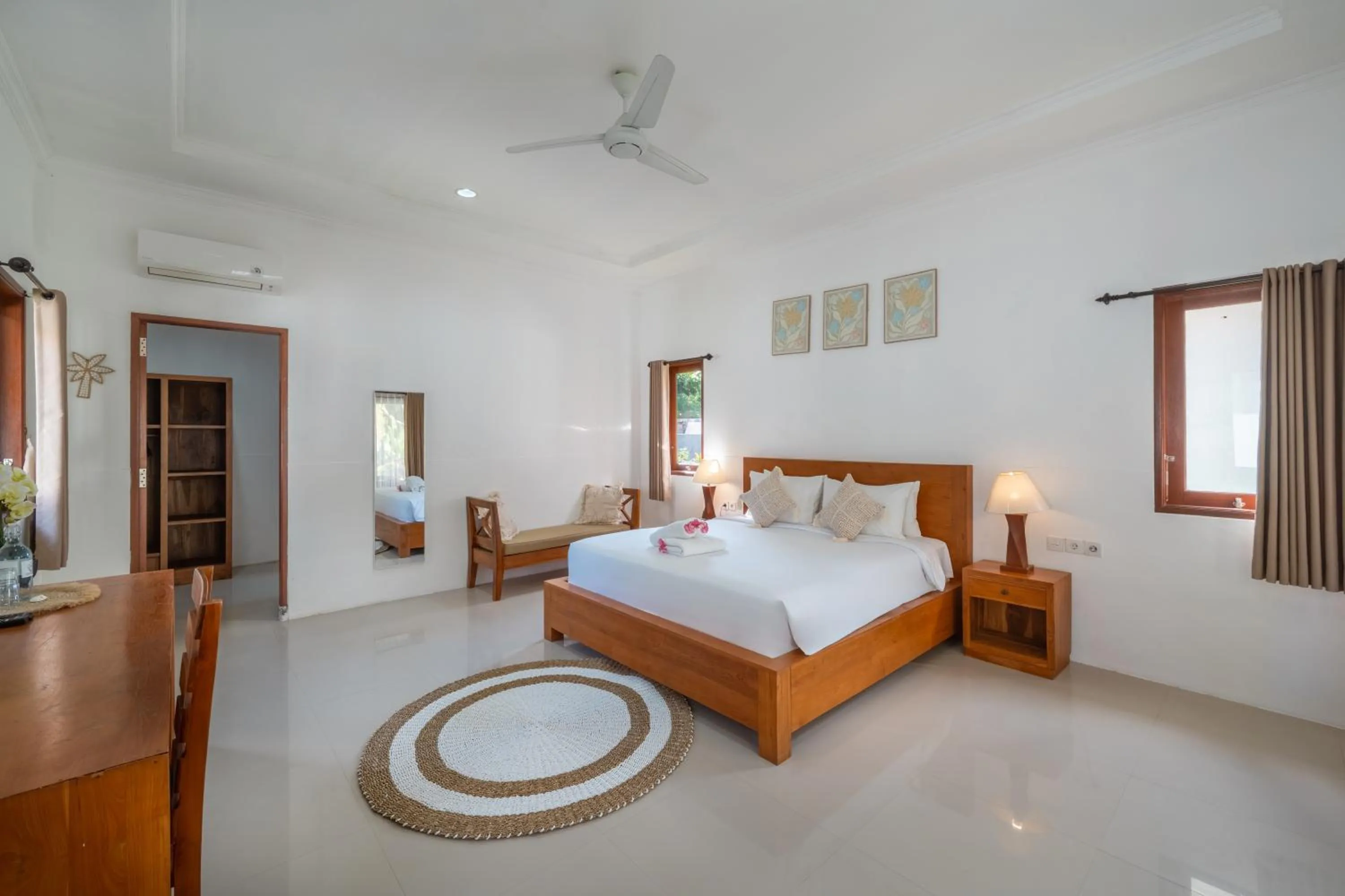 Bed in Nusa Indah Onai Hotel