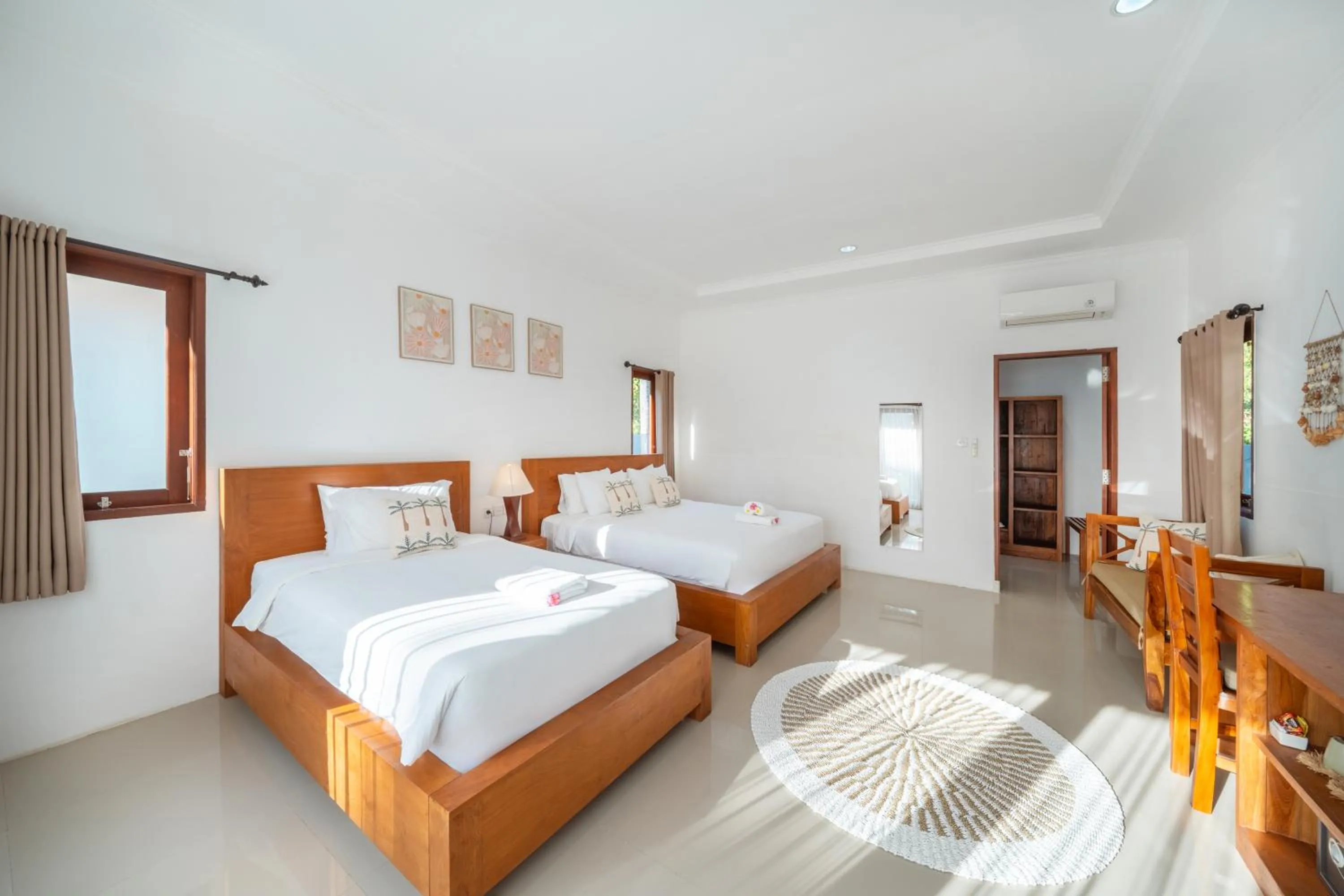 Bed in Nusa Indah Onai Hotel