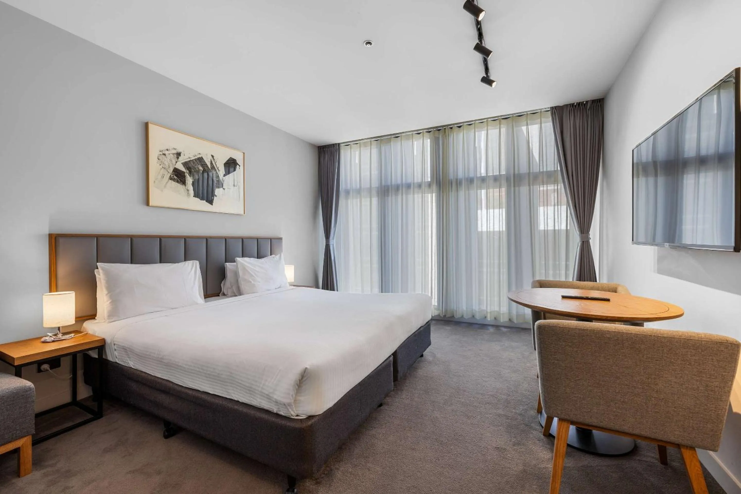 Bedroom, Bed in Clarion Apartments South Melbourne