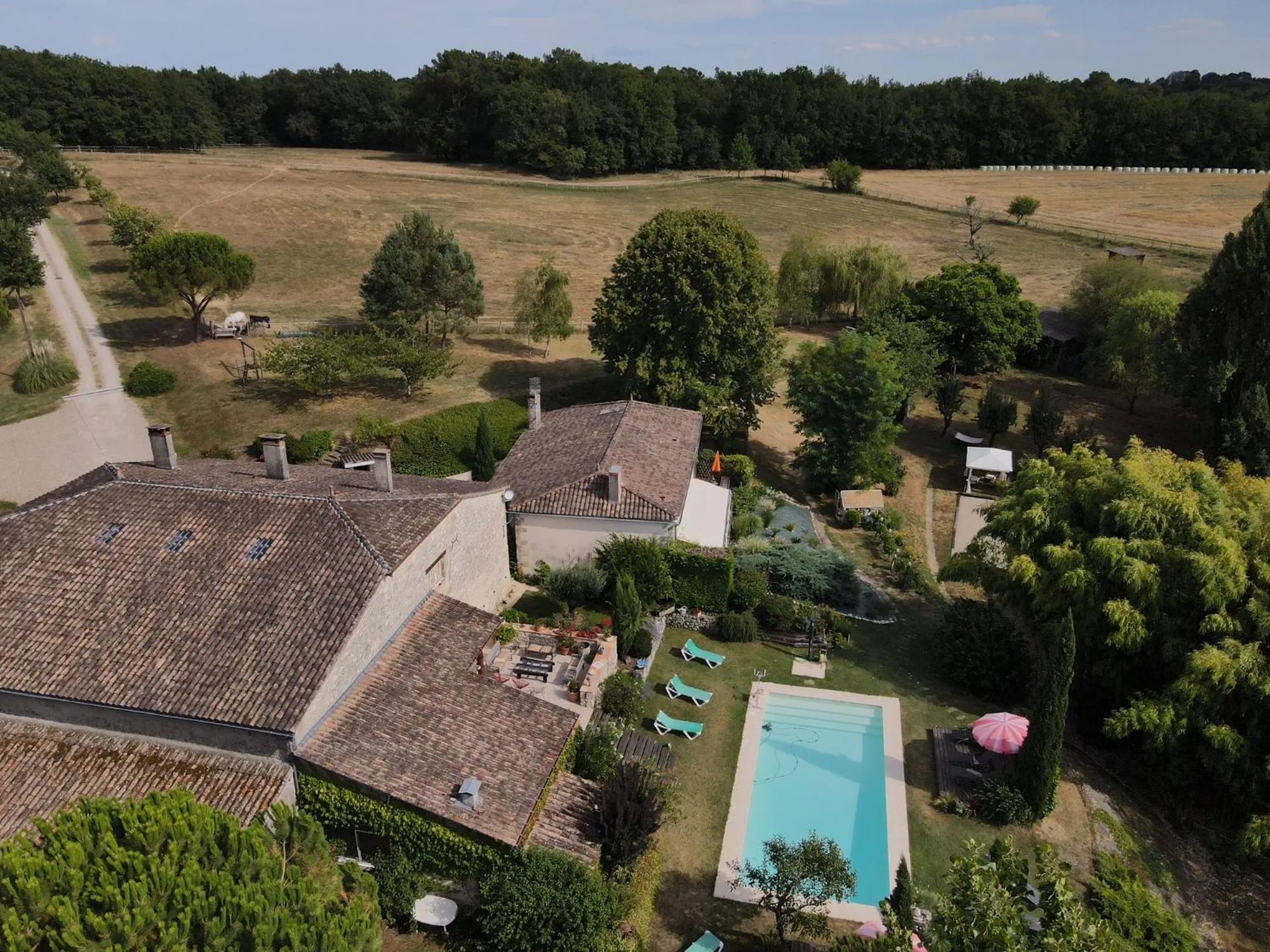 Bird's eye view in les tamaris