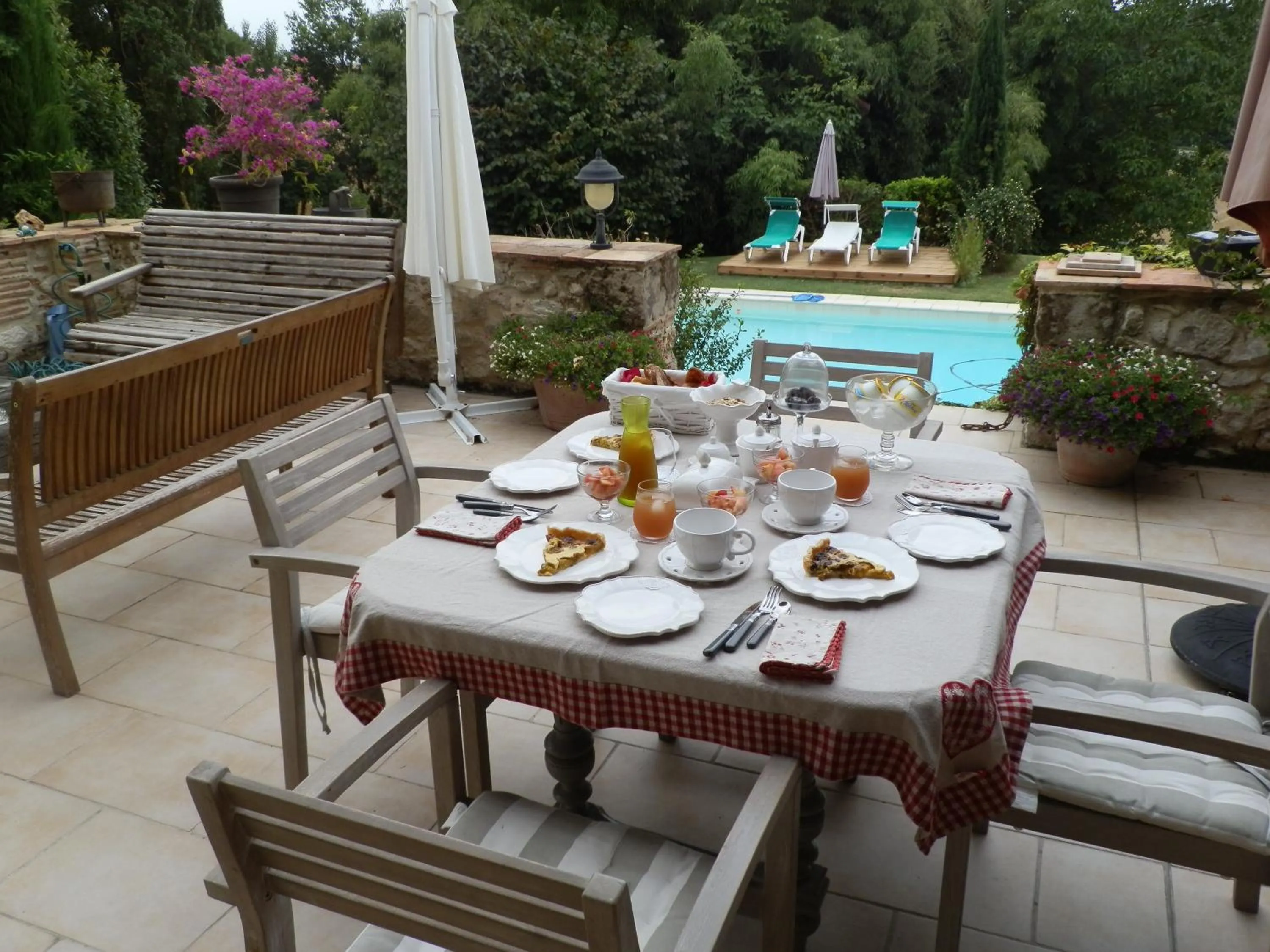 Breakfast in les tamaris