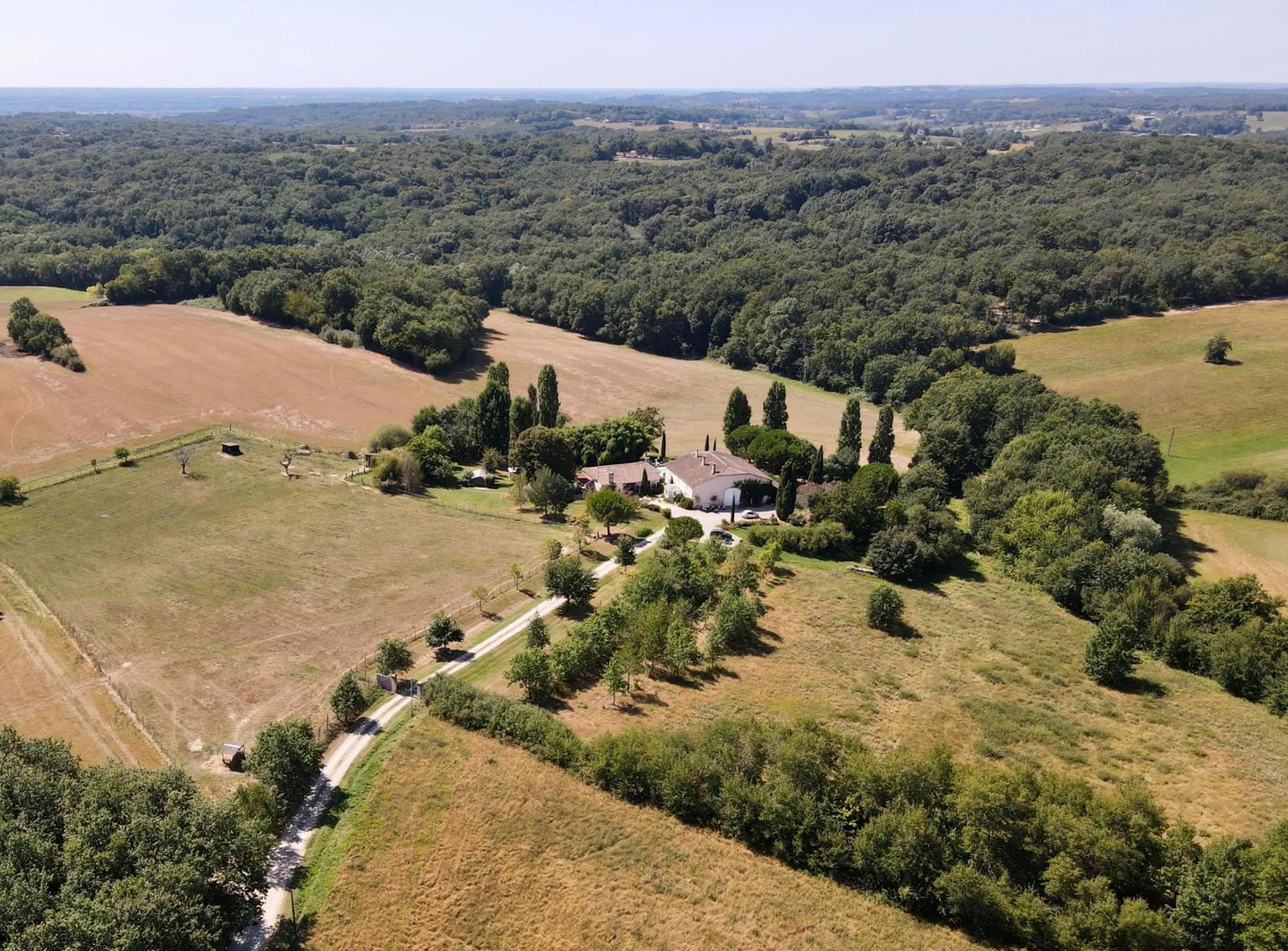 Natural landscape in les tamaris