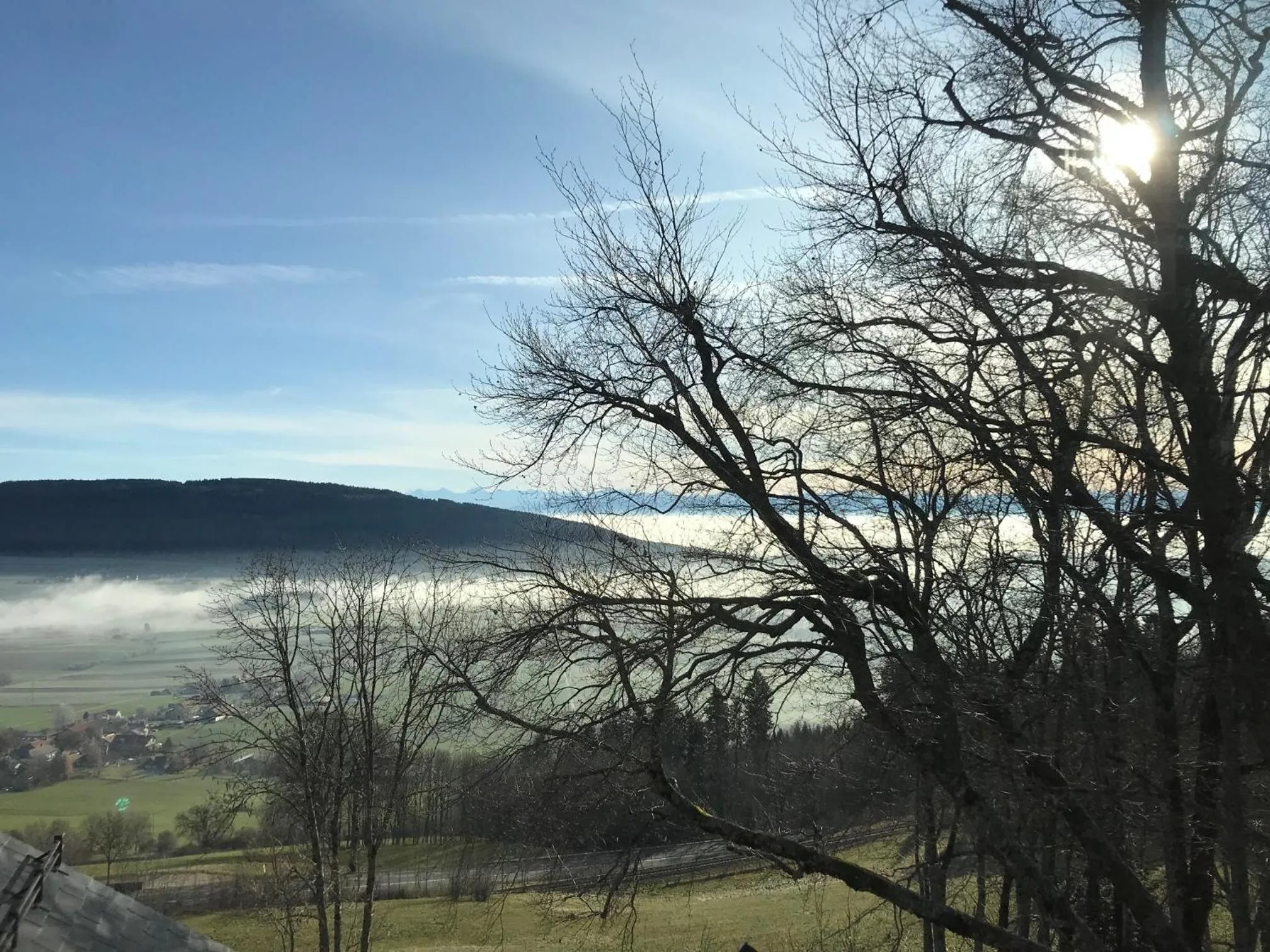 Mountain view in Le Manoir de l'Oselière & Spa