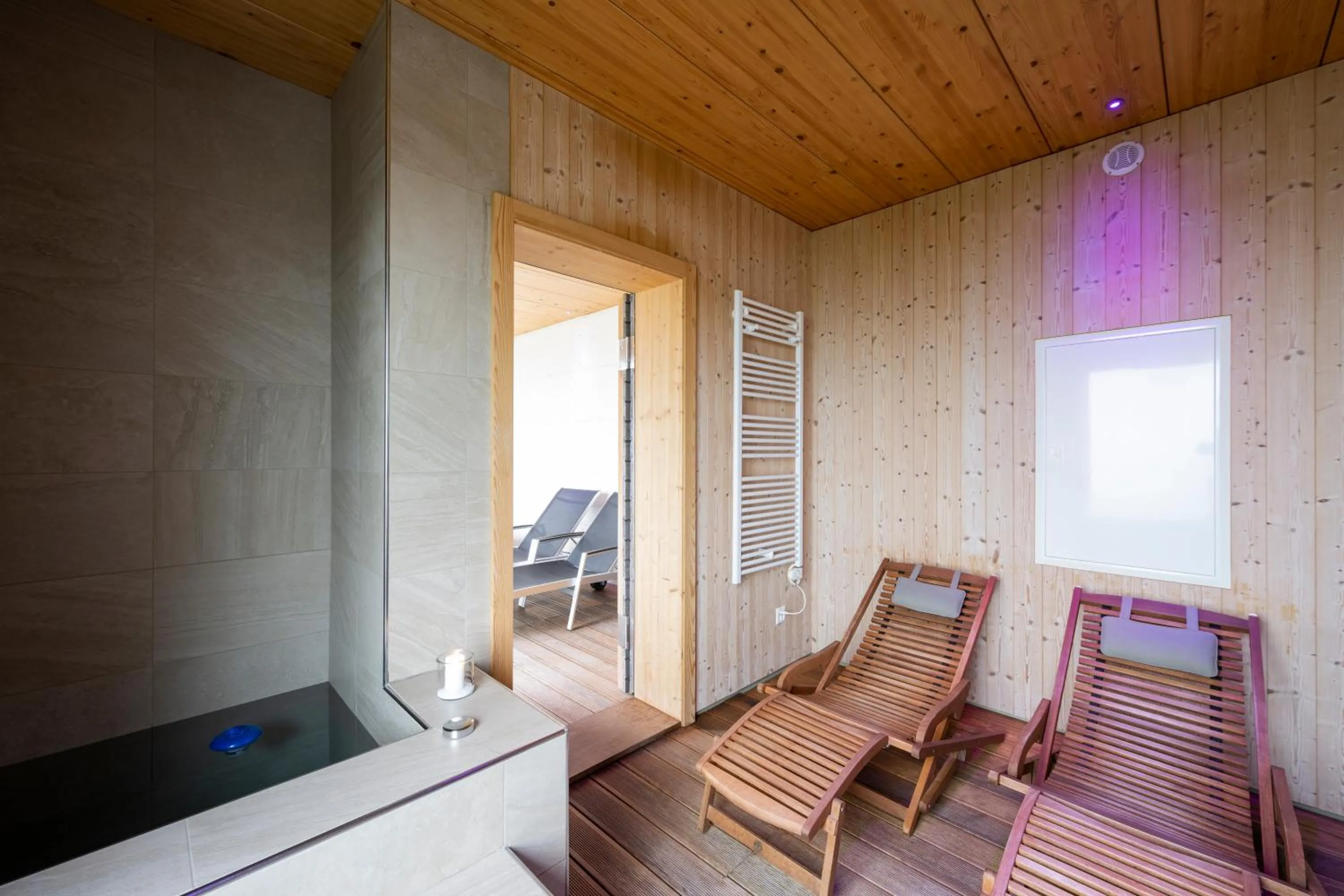 Sauna in Le Manoir de l'Oselière & Spa