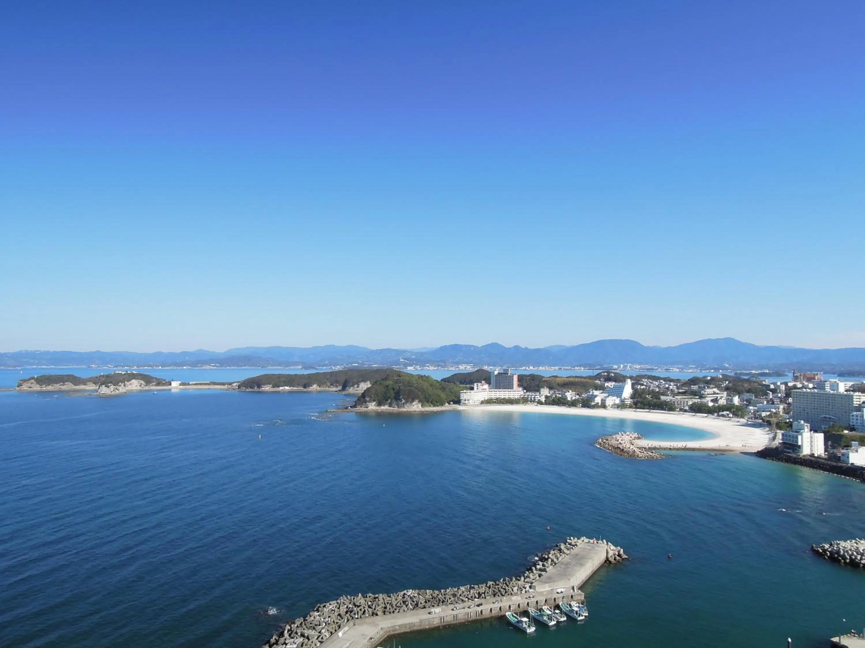 Sea view in The Gran Resort Elegante Shirahama