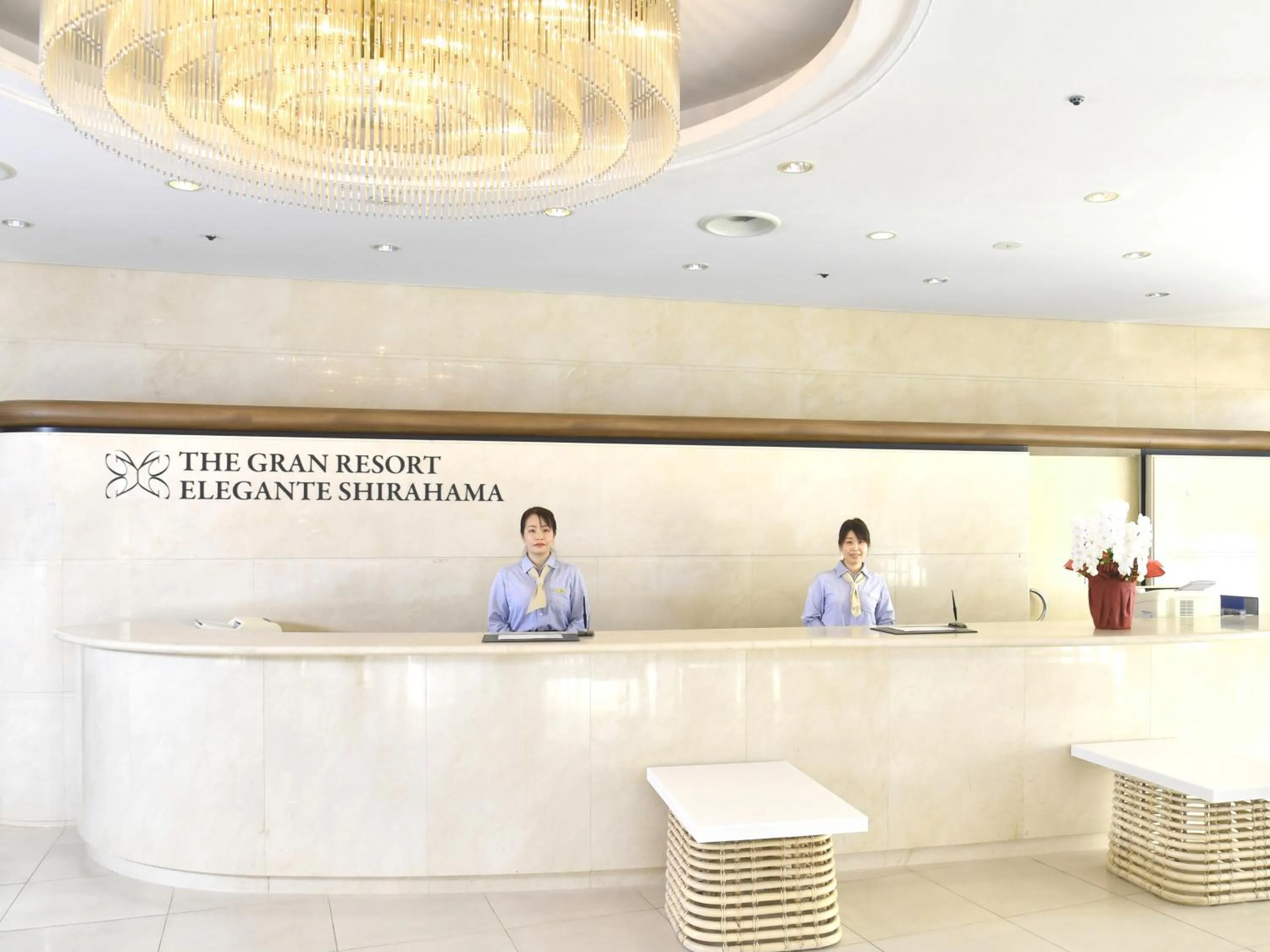 Staff in The Gran Resort Elegante Shirahama