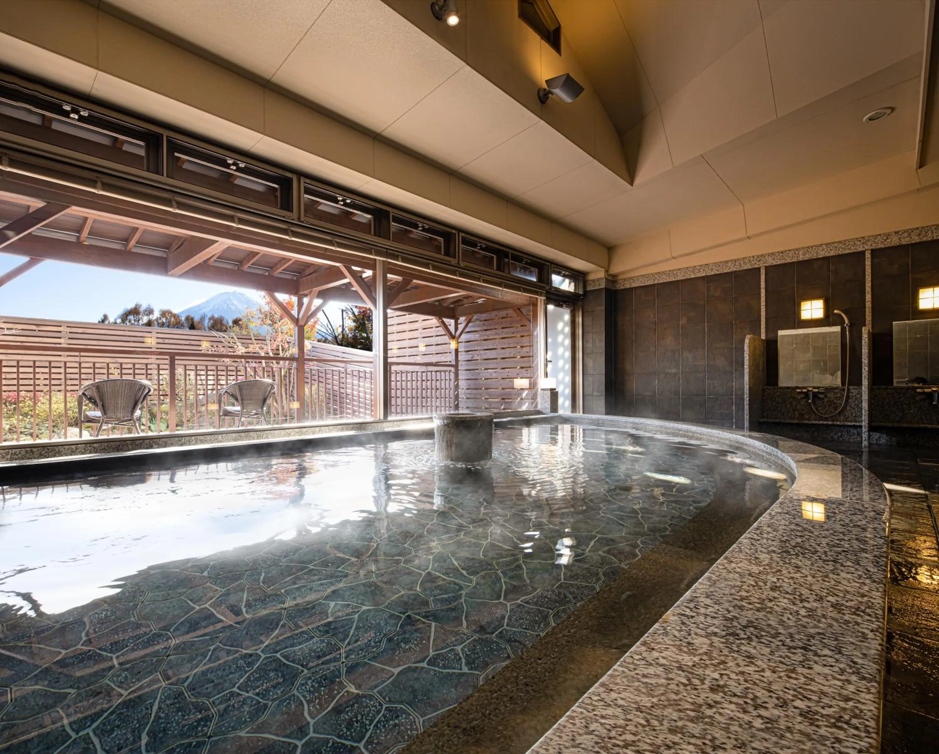 Mountain view in The Gran Resort Princess Fujikawaguchiko