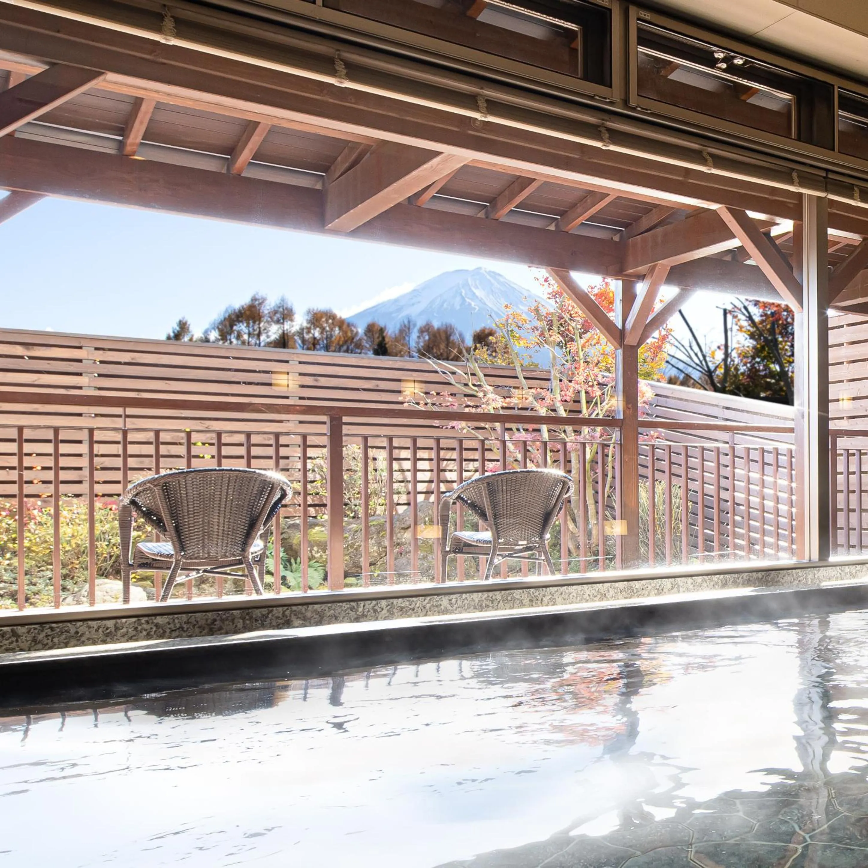 Mountain view in The Gran Resort Princess Fujikawaguchiko