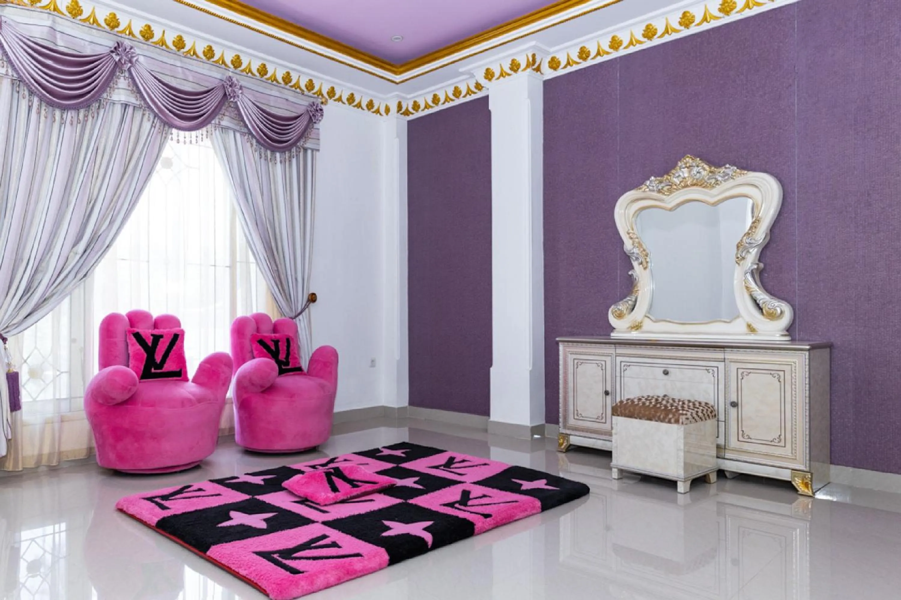 Living room in RedDoorz Premium @ Sea Residence Manado