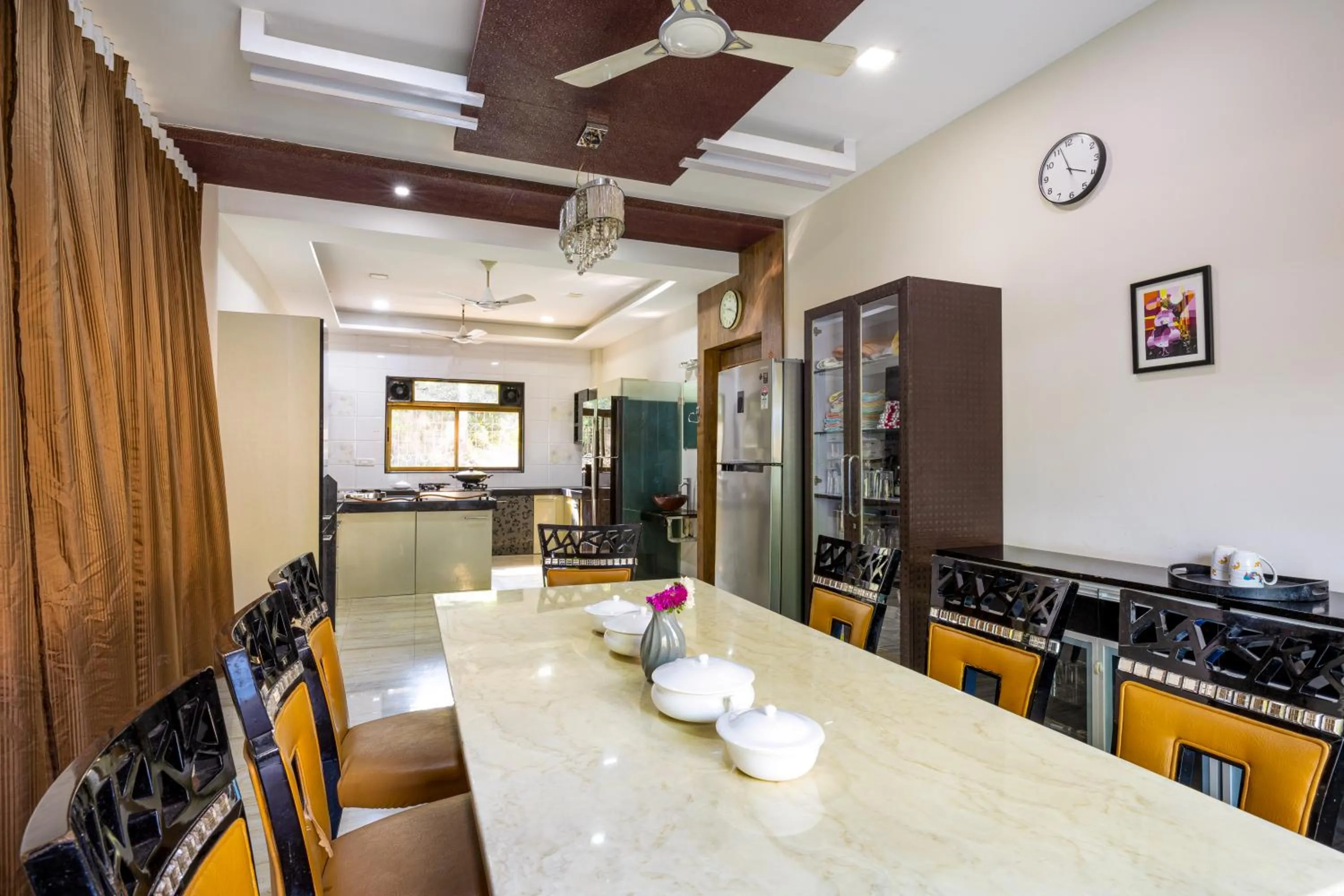 Dining area in Geeta Bhawan Villa