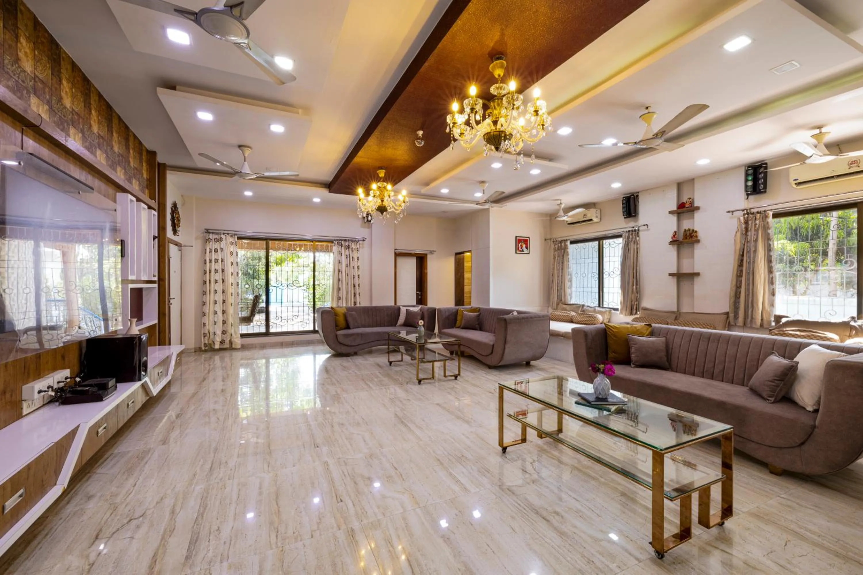 Living room in Geeta Bhawan Villa