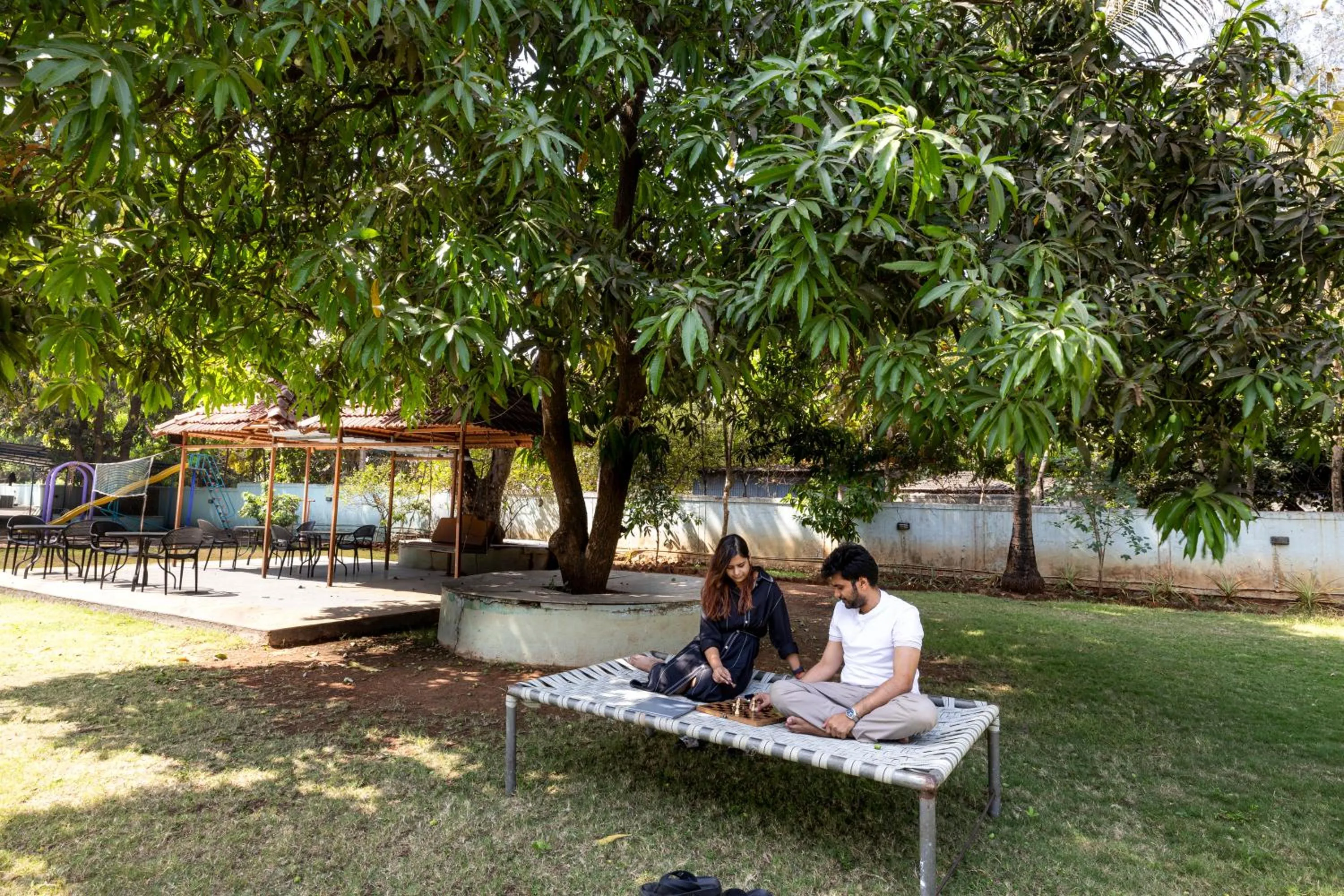 Garden in Geeta Bhawan Villa