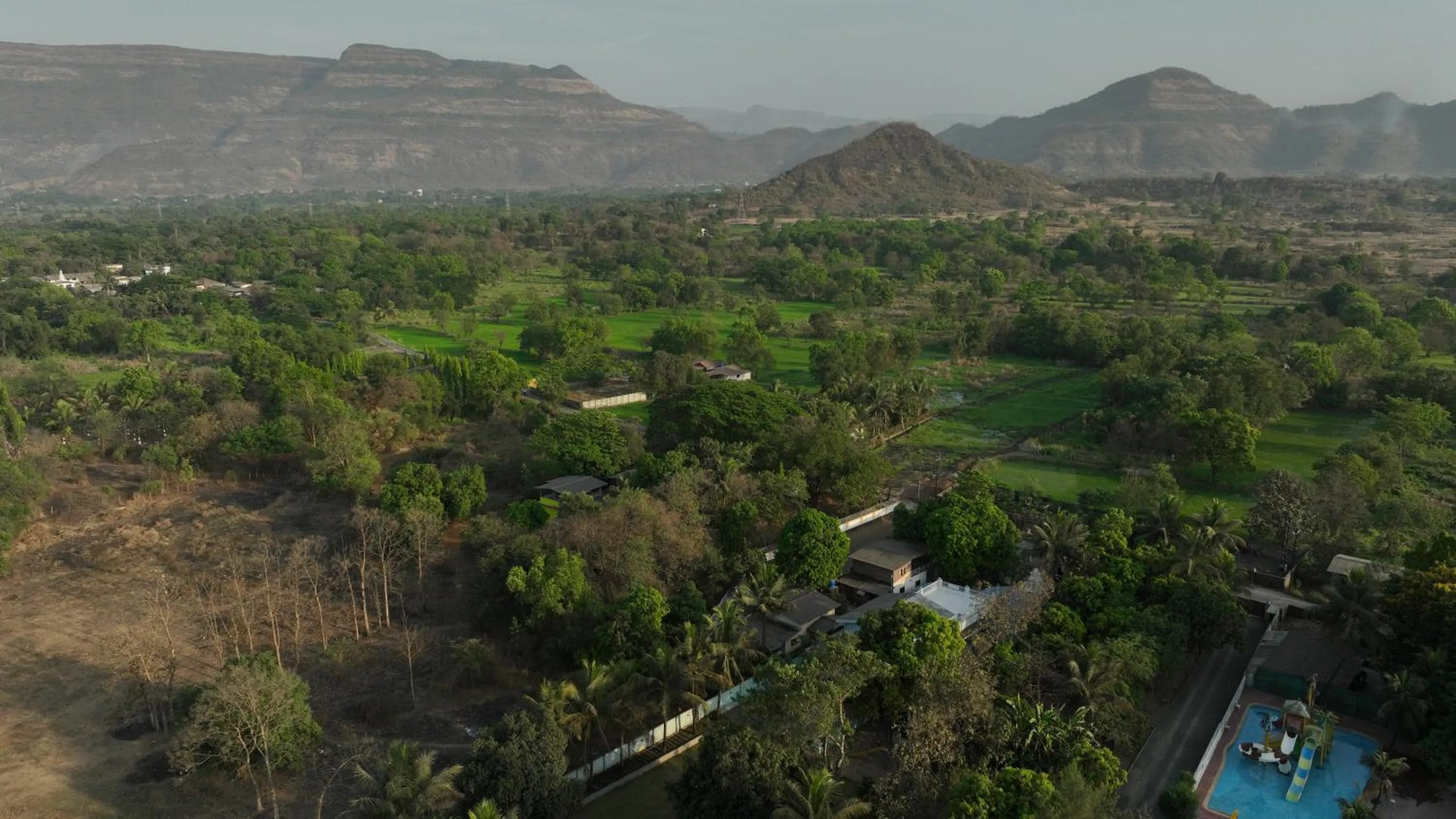Bird's eye view in Geeta Bhawan Villa