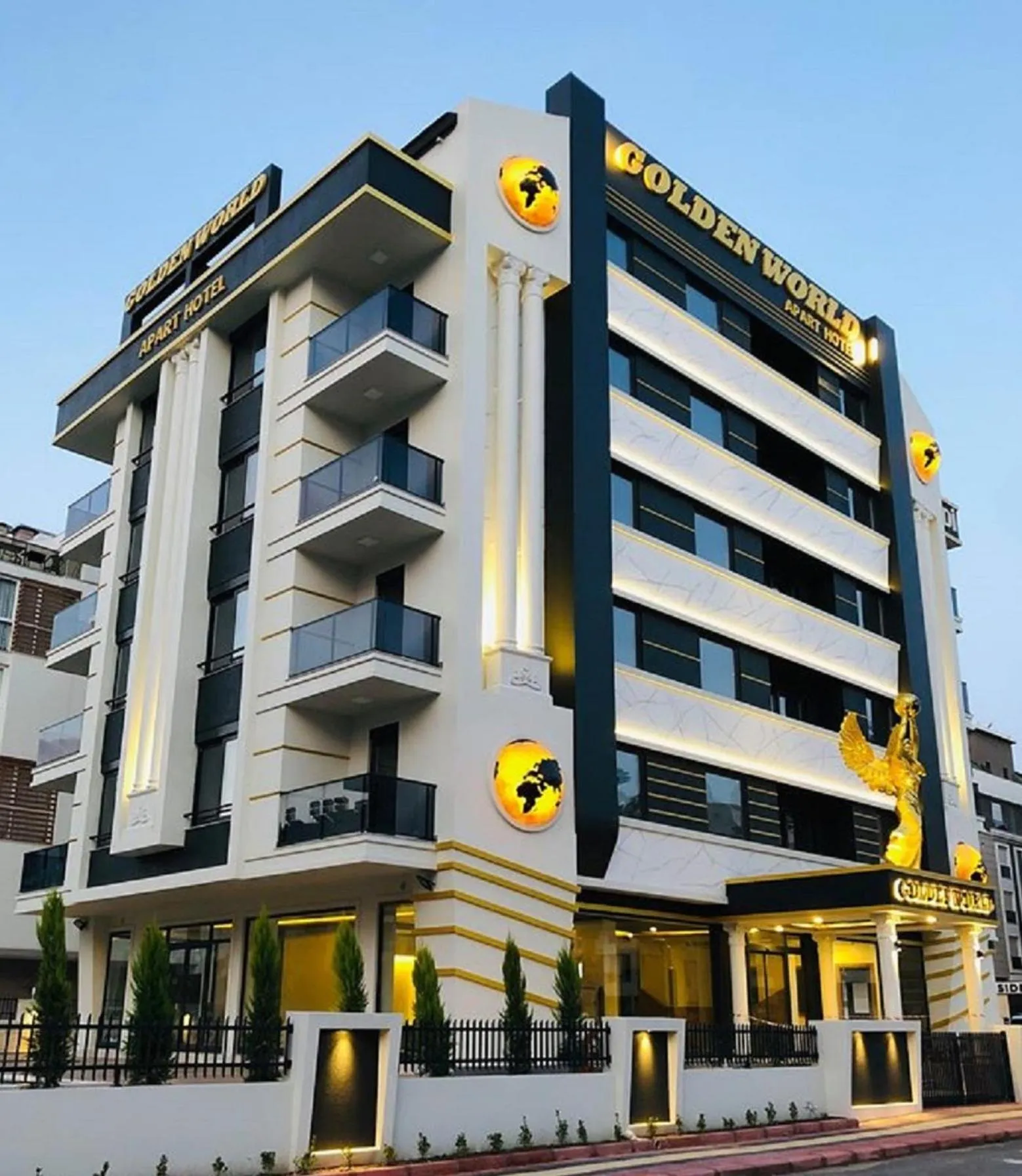 Property building in Golden World Suite Hotel