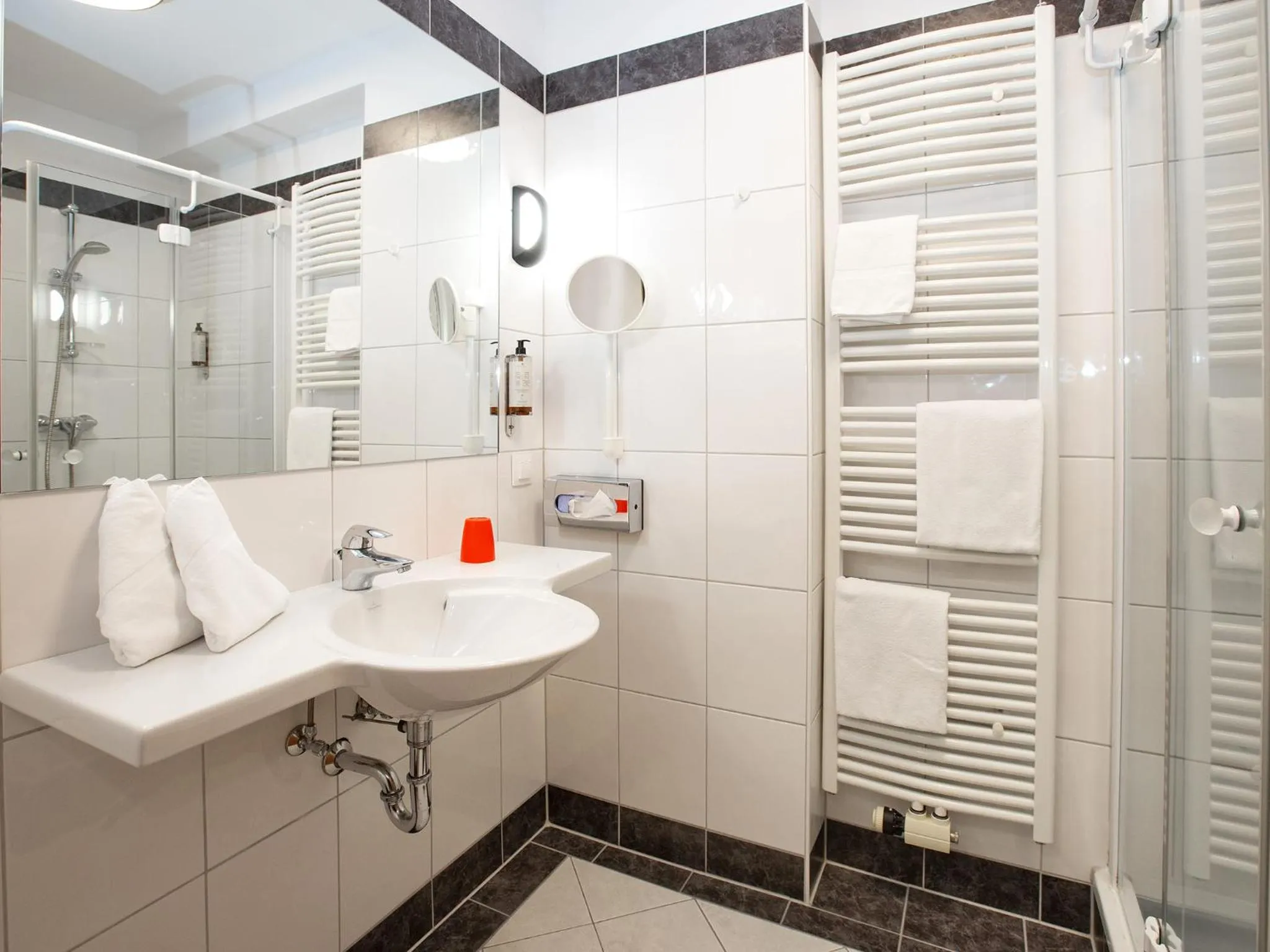 Bathroom in DORMERO Hotel Worms