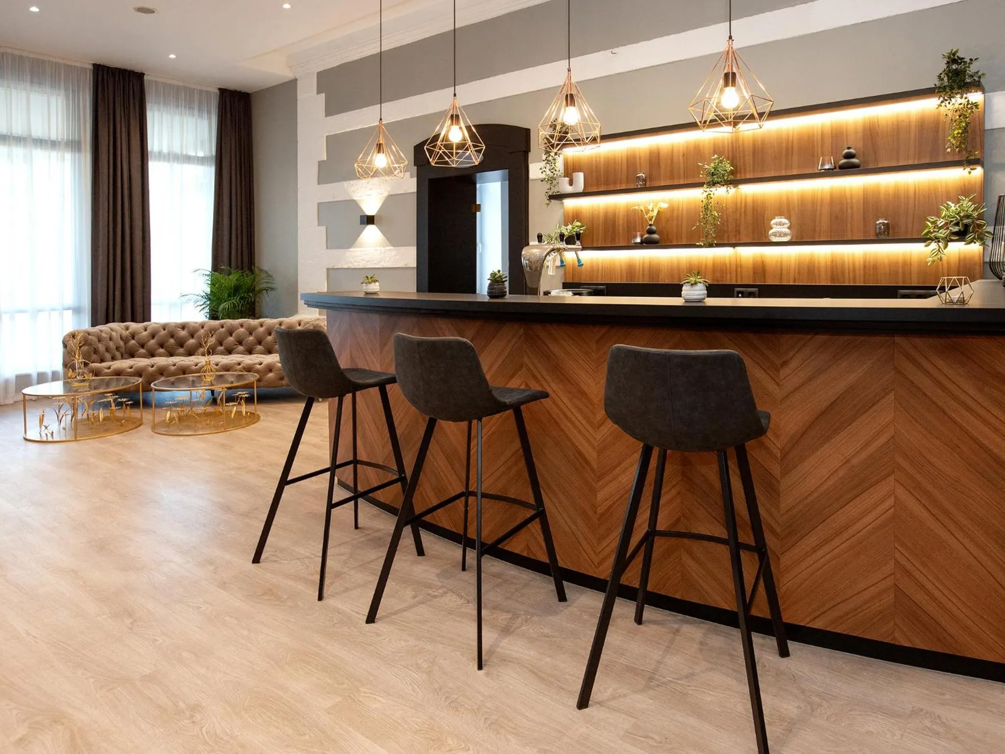 Lounge or bar in DORMERO Hotel Worms