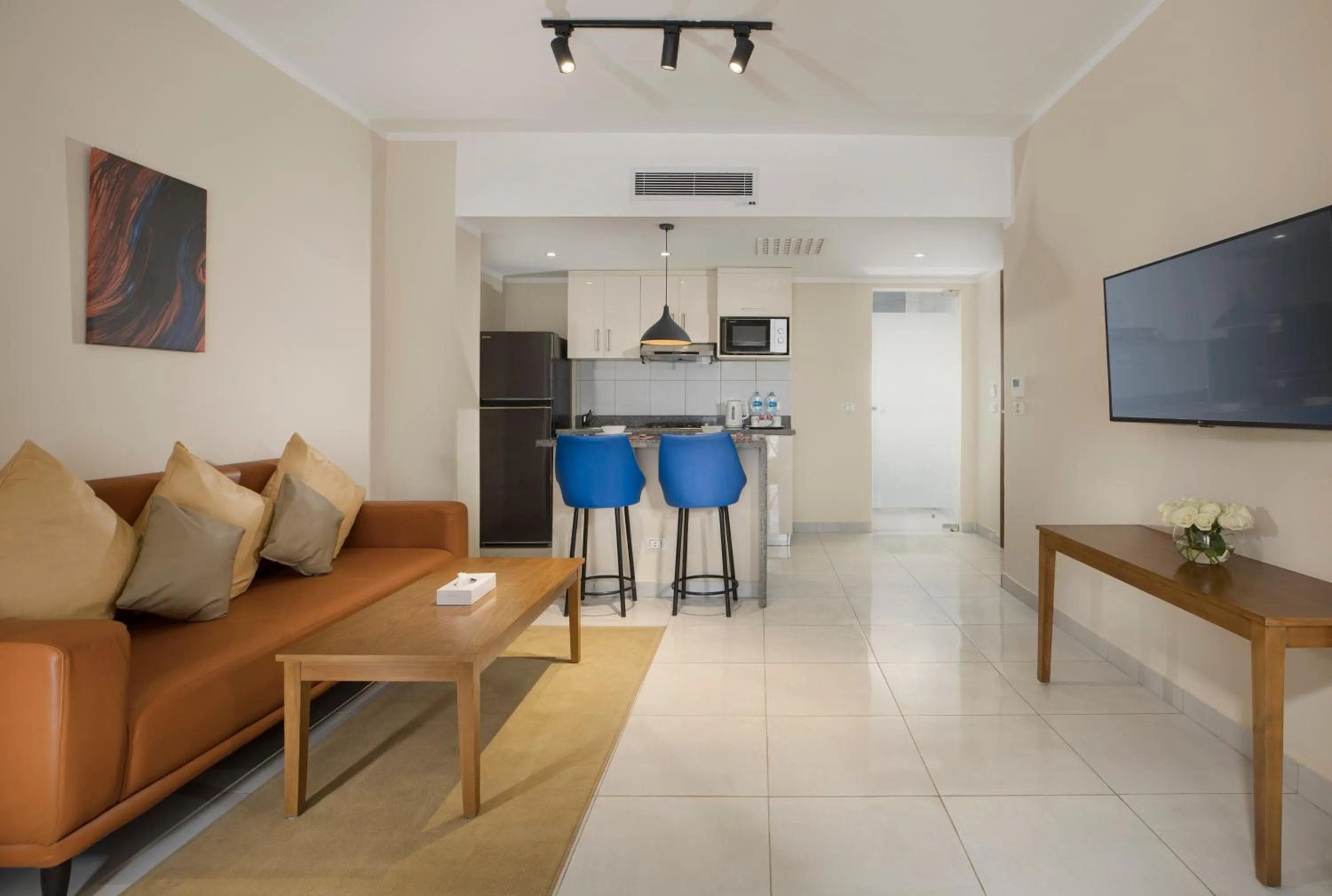 Kitchen or kitchenette in Vibotel Residence Hotel Apartments