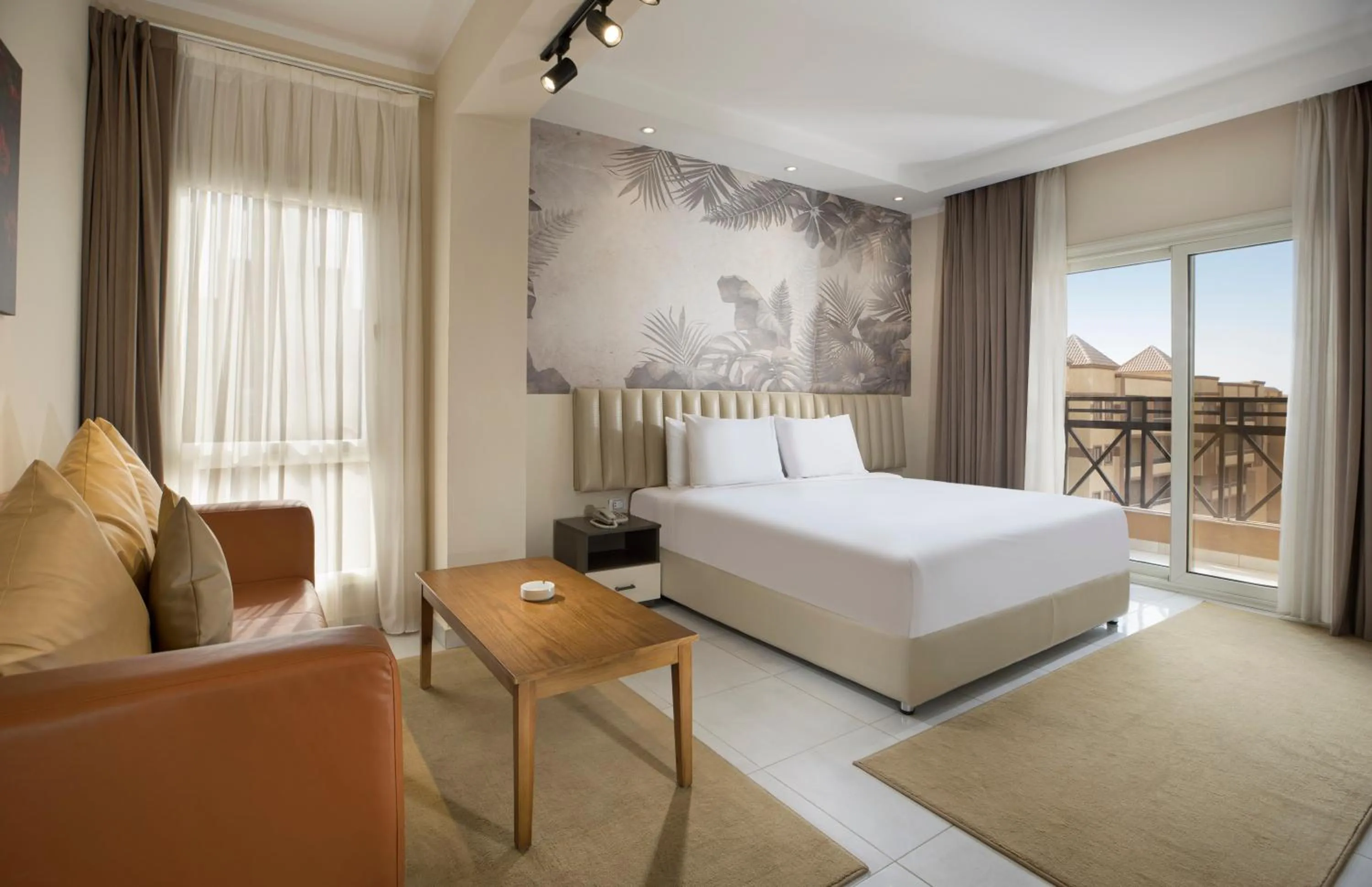 Bed in Vibotel Residence Hotel Apartments