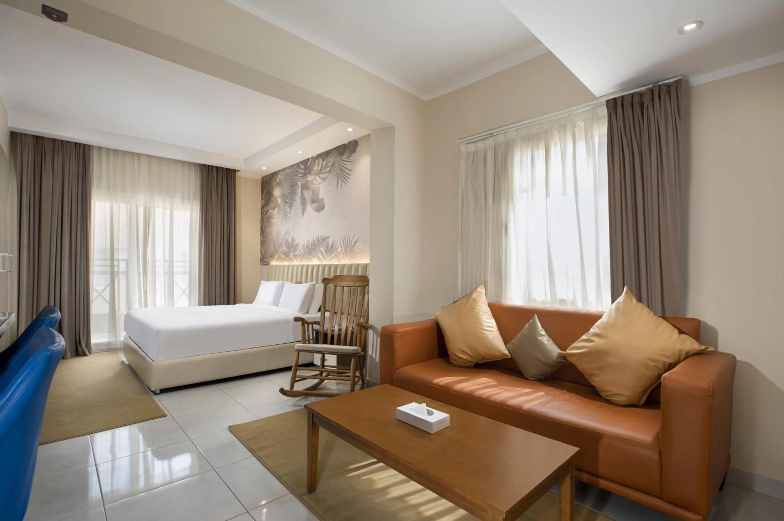 Bed in Vibotel Residence Hotel Apartments