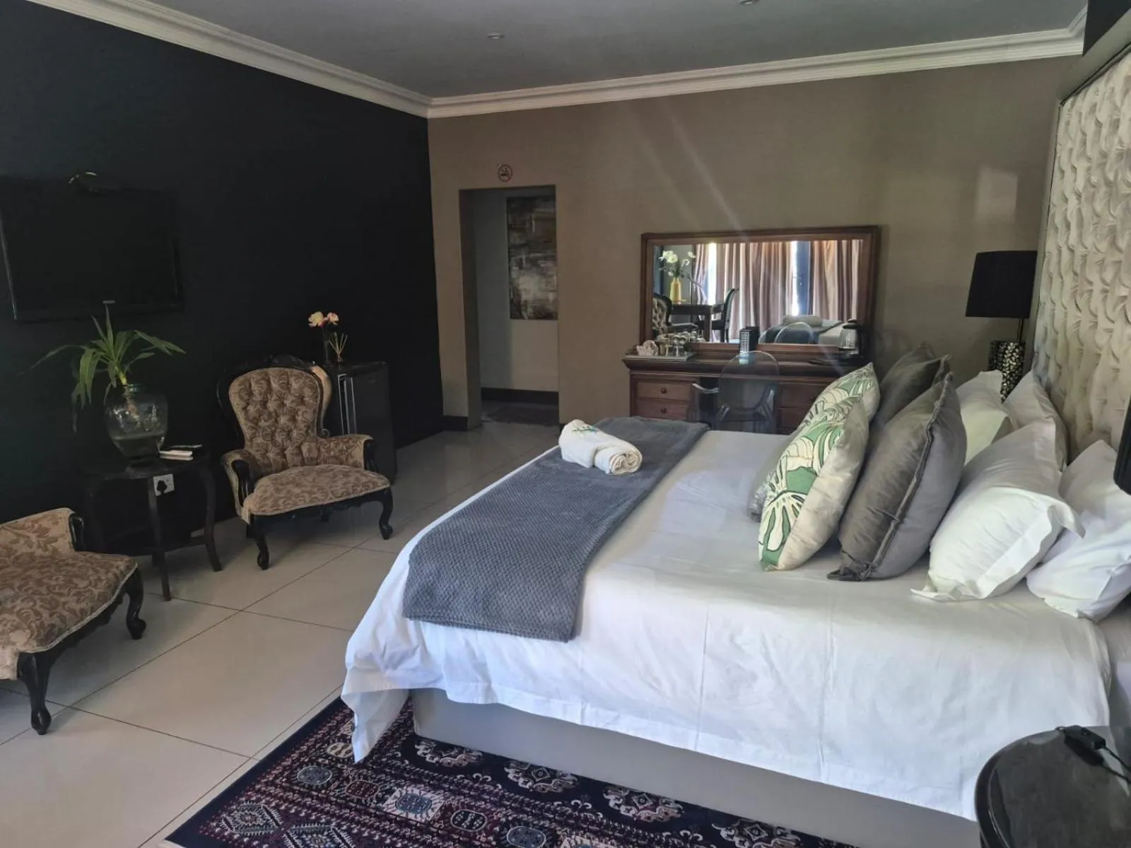 Bed in Potch Manor Guest House