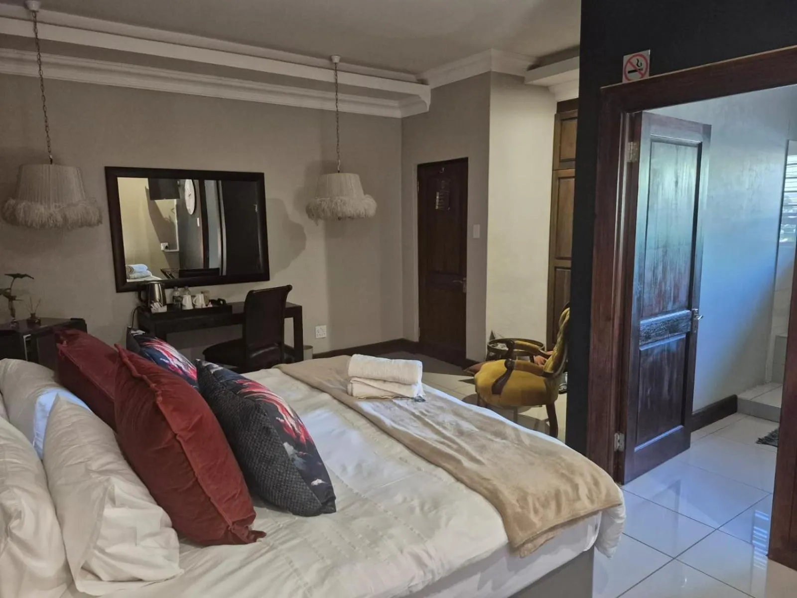 Bed in Potch Manor Guest House