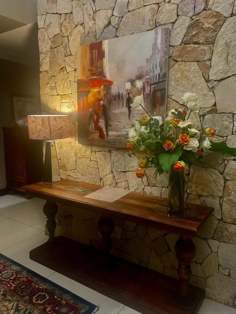 Decorative detail in Potch Manor Guest House