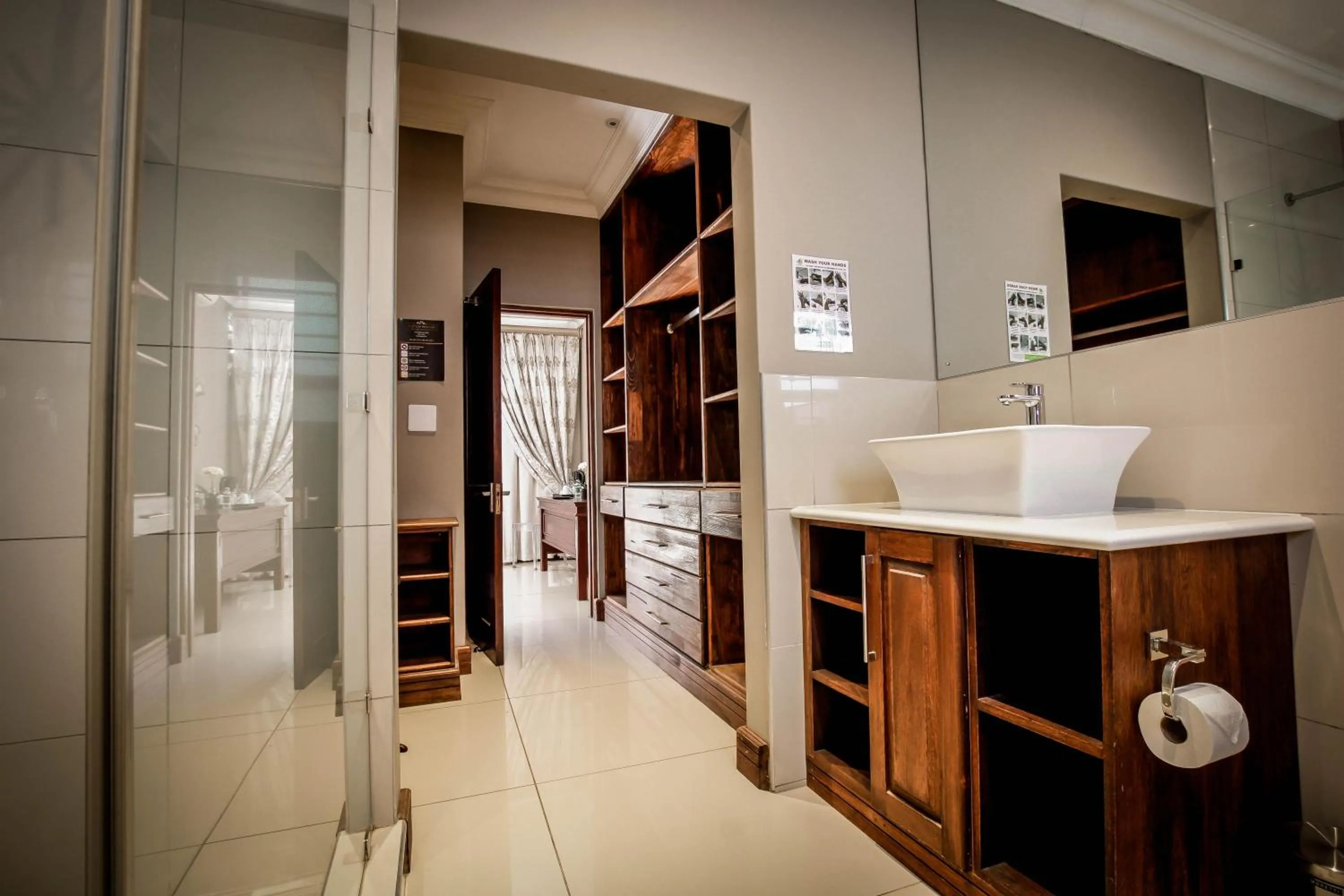 Shower in Potch Manor Guest House