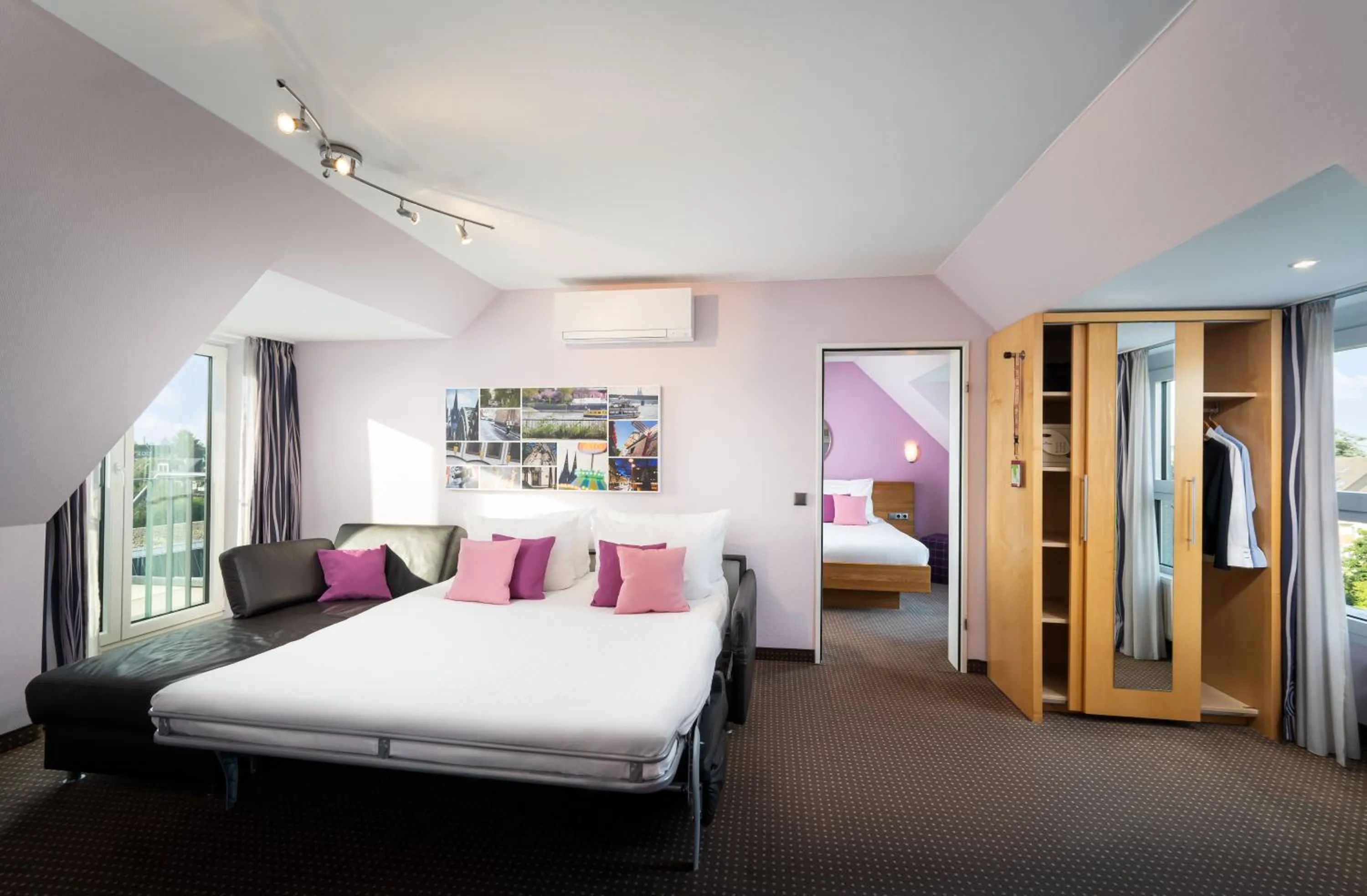 Bed in Hotel Uhu Garni - Superior