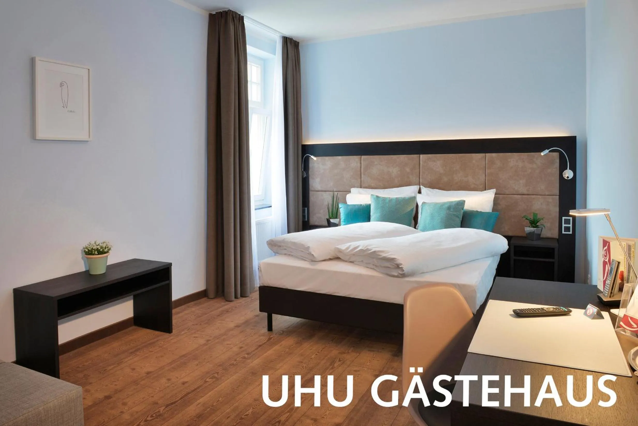Bed in Hotel Uhu Garni - Superior