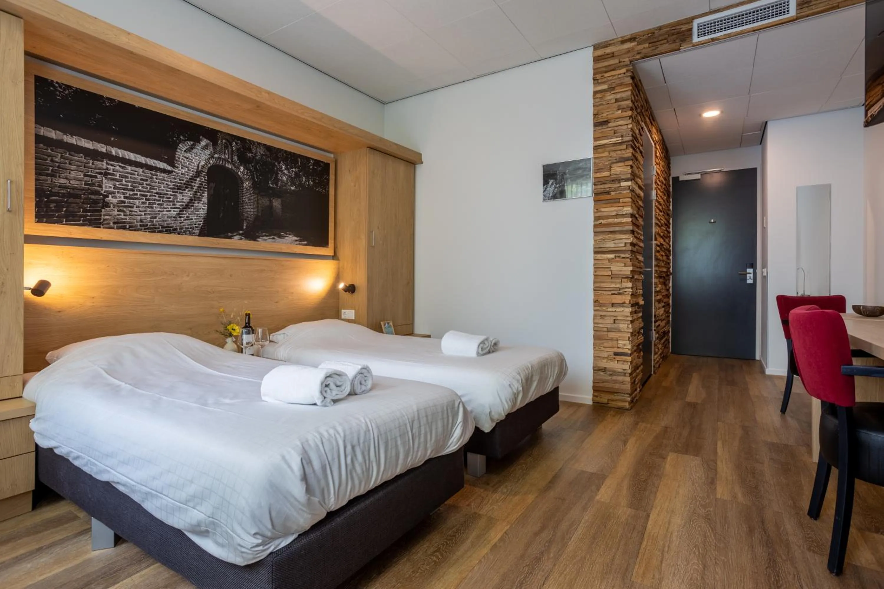 Bedroom, Bed in Hotel Hulsman