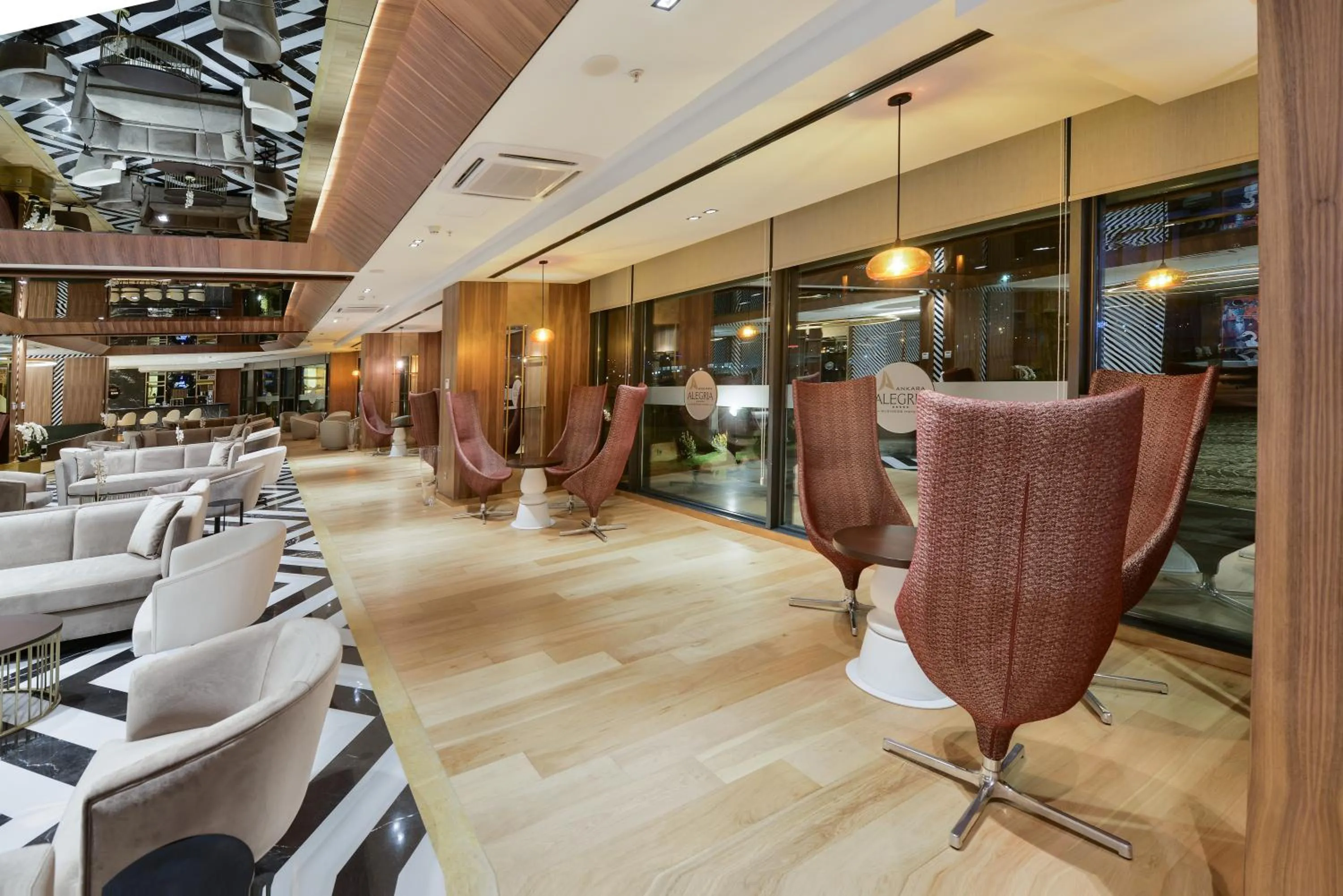 Lobby or reception in Ankara Alegria Business Hotel