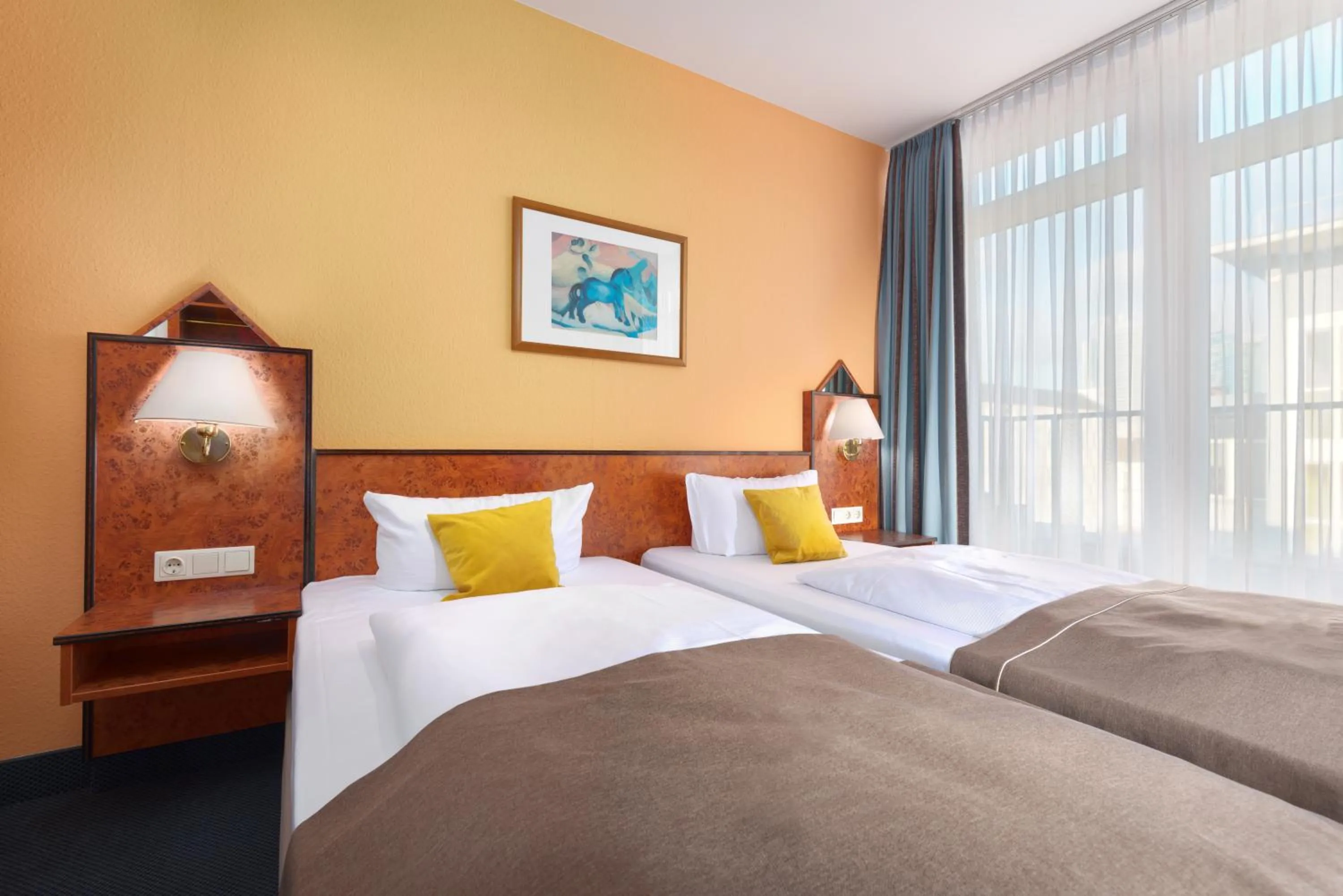 Bed in Trip Inn Hotel Minerva Frankfurt