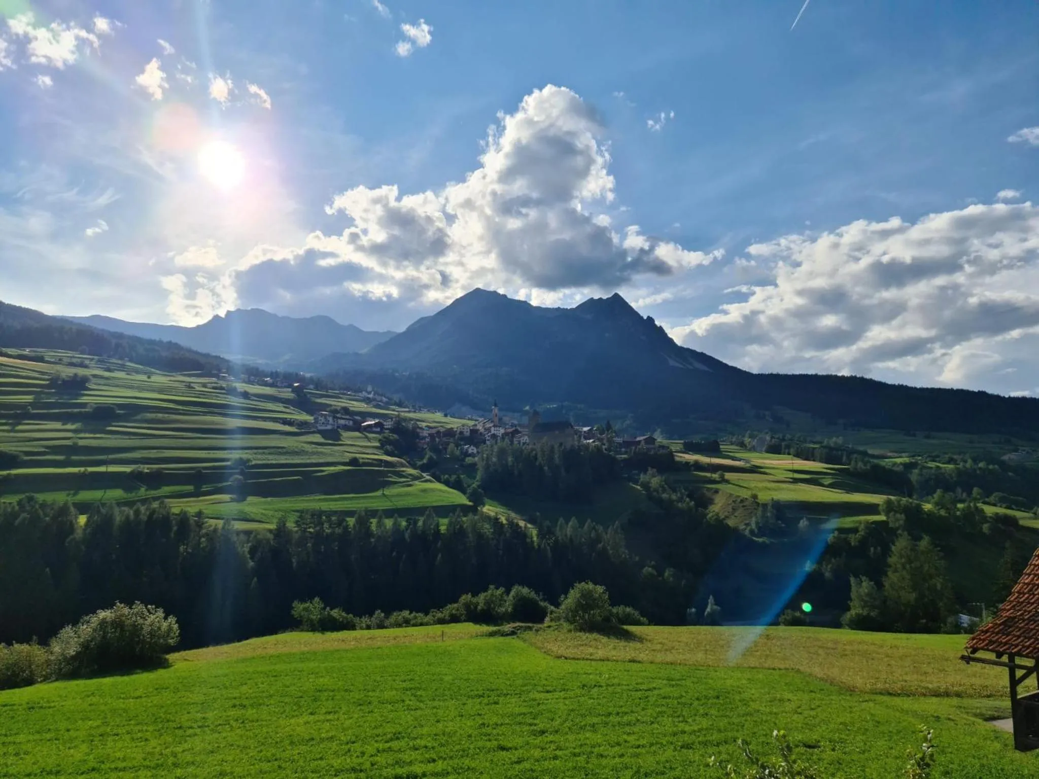 Mountain view in Hotel Post Cunter Biancardi