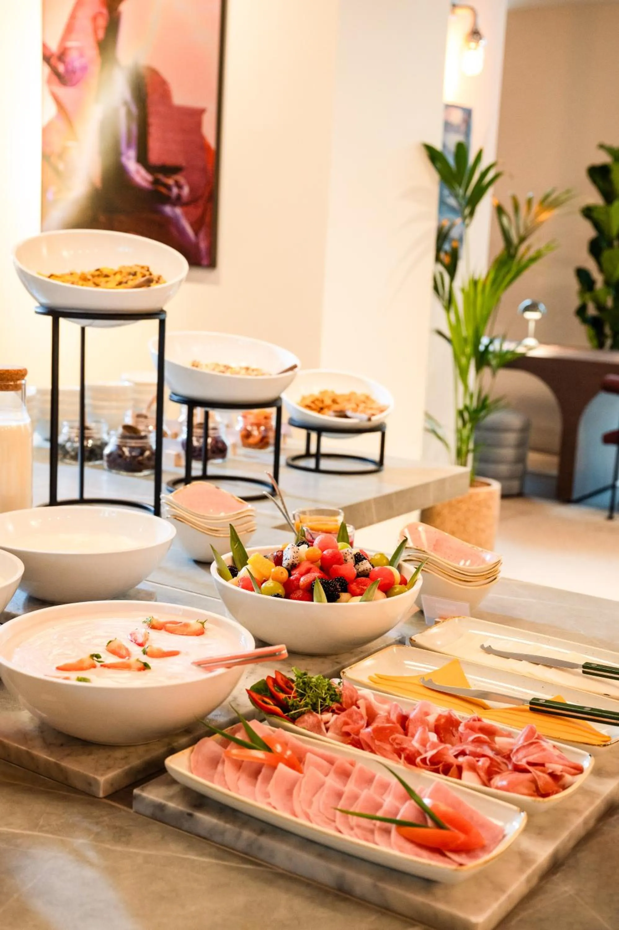 Food and drinks in TRIBE Düsseldorf