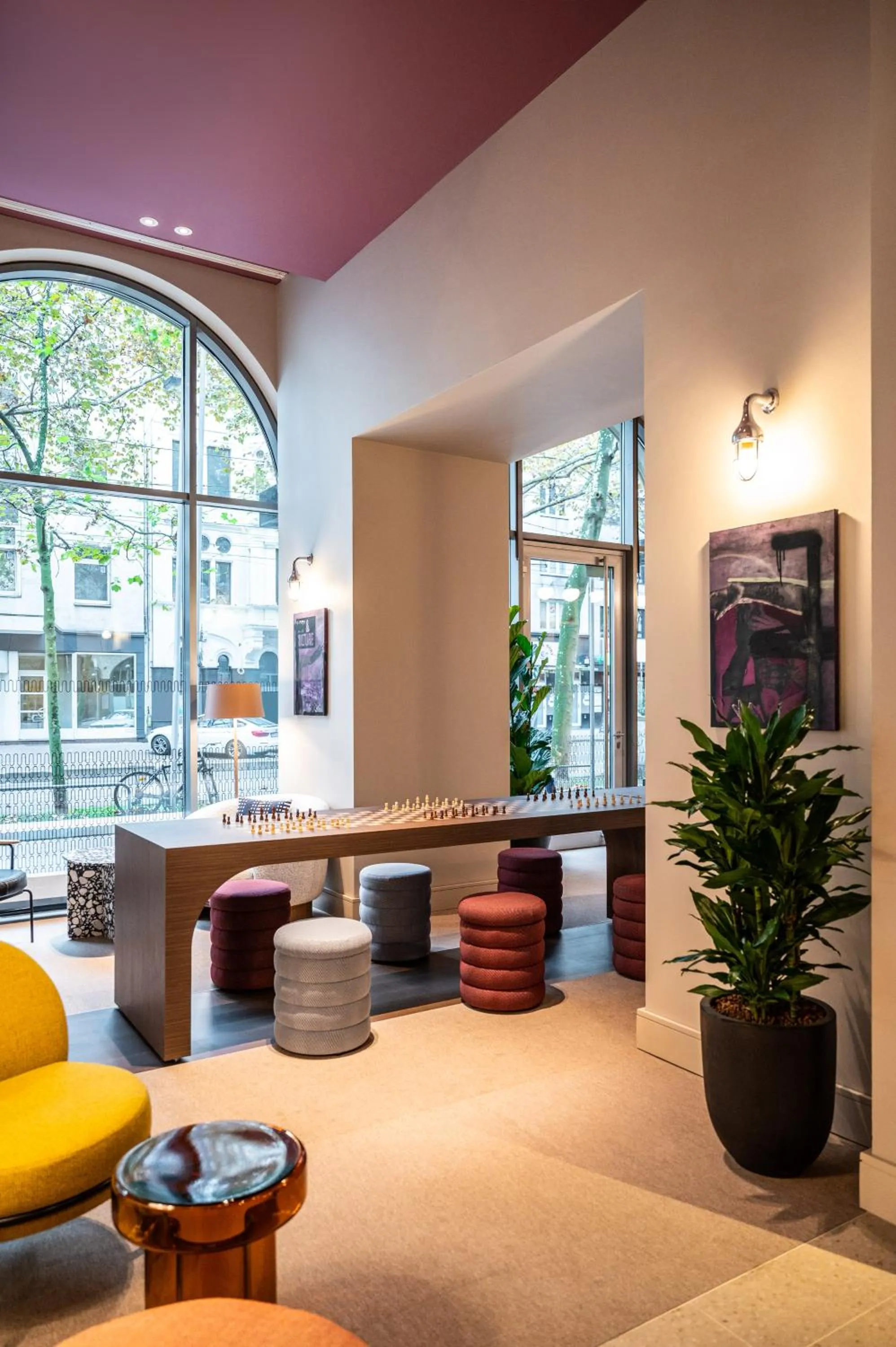 Communal lounge/ TV room in TRIBE Düsseldorf